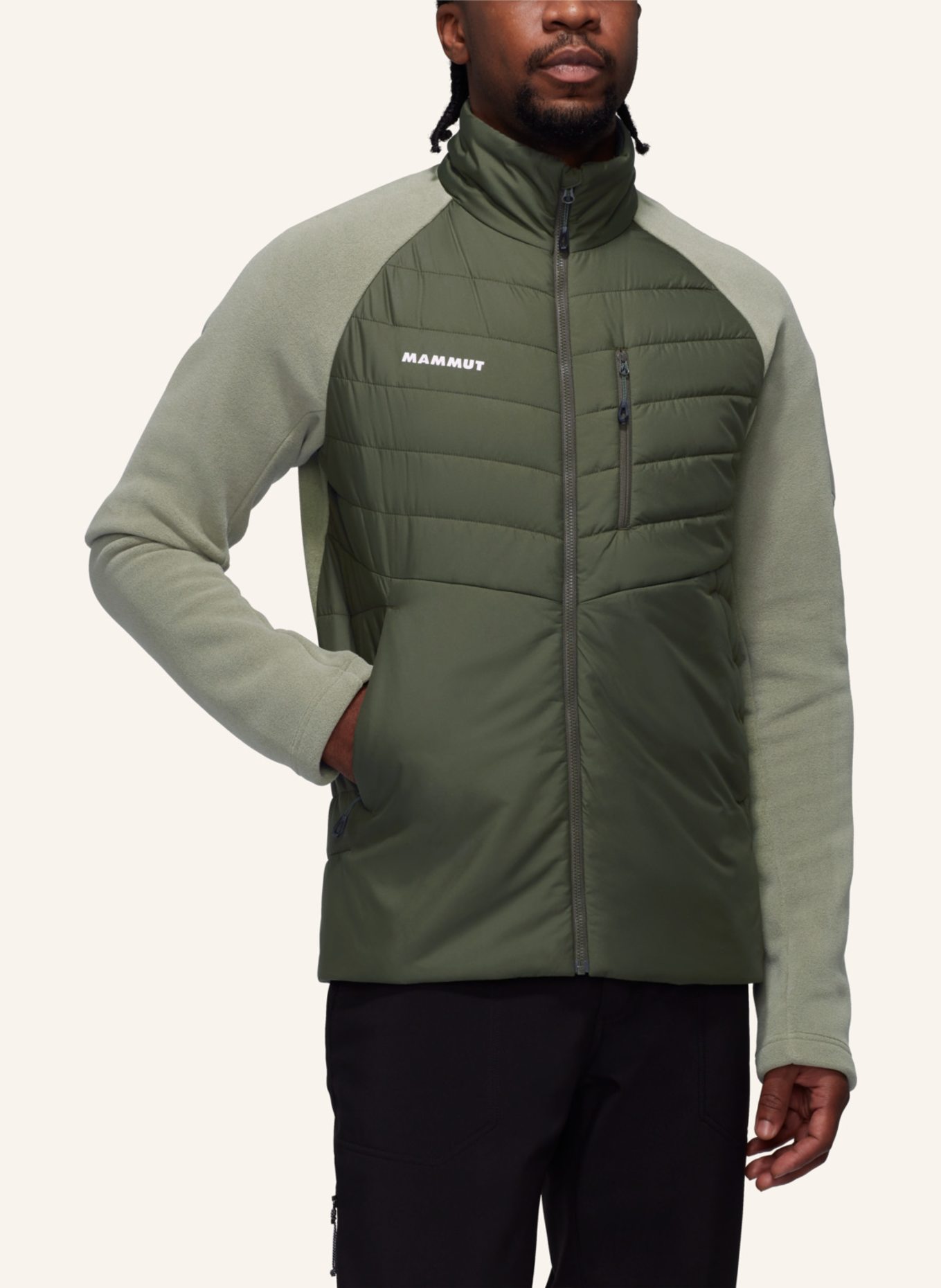 MAMMUT Midlayer Jacke INNOMINATA HYBRID: GRÜN