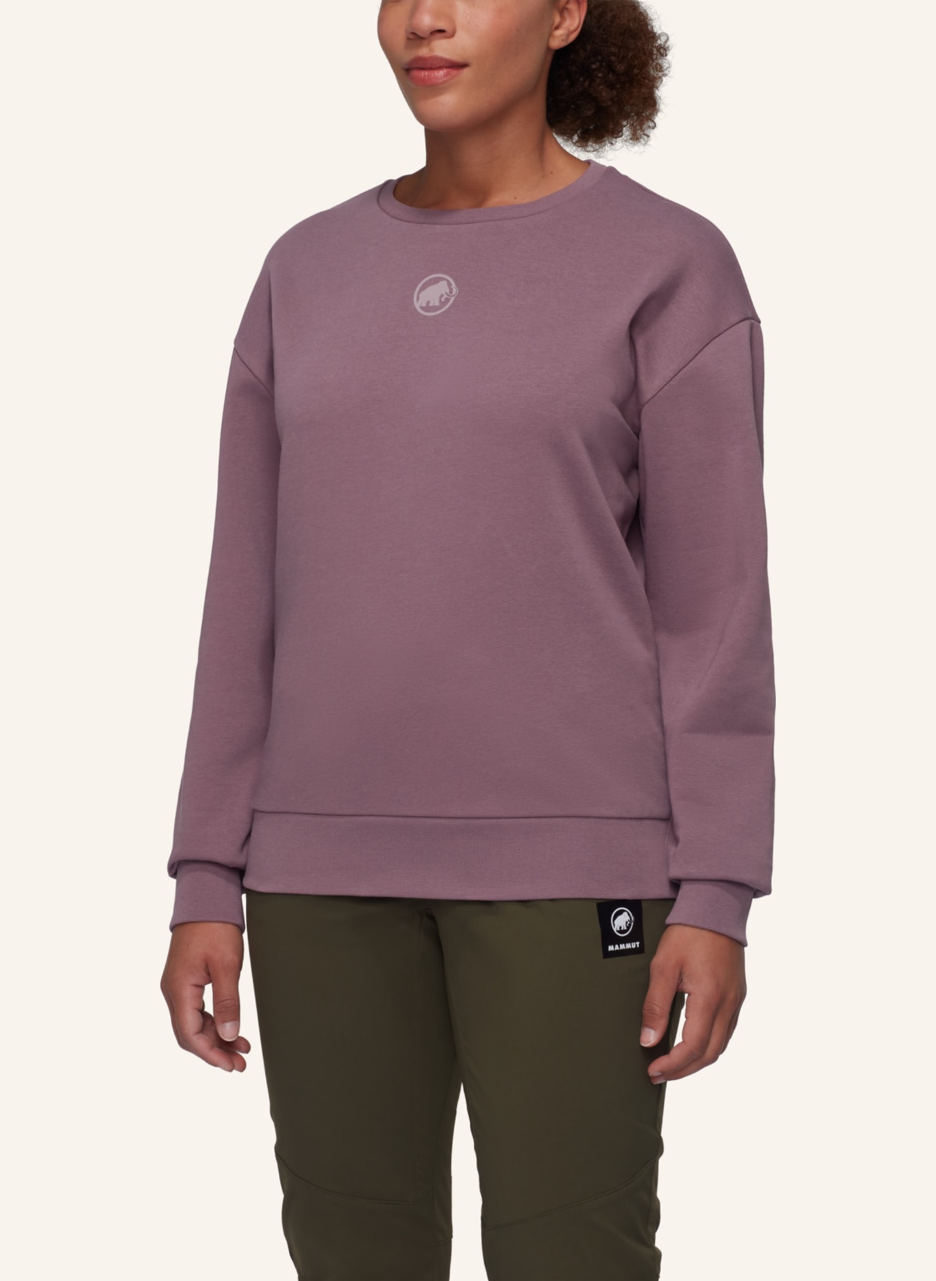 MAMMUT Midlayer Pullover MAMMUT CORE CREW NECK ORIGINAL, Farbe: LILA (Bild 4)