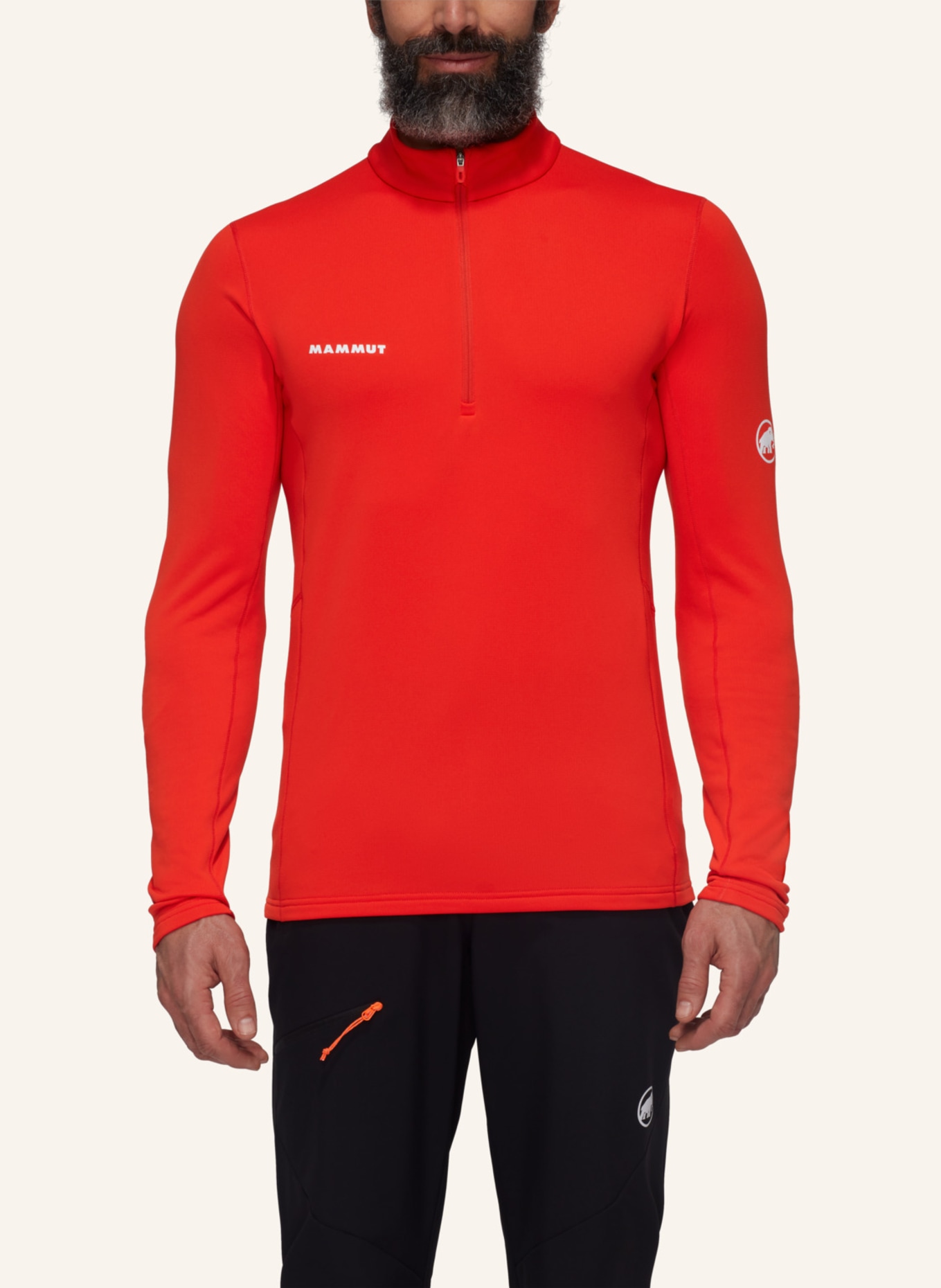 MAMMUT Mammut Aenergy ML Half Zip Pull Men, Farbe: ROT (Bild 4)