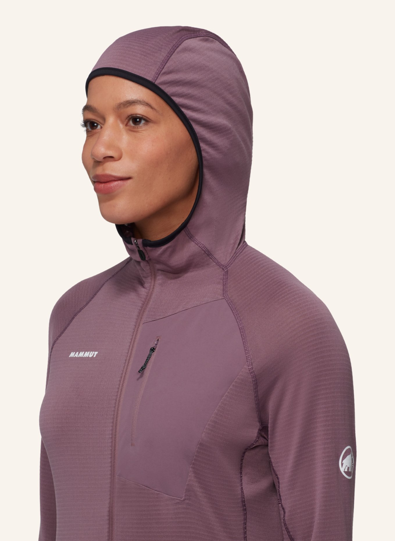 MAMMUT Mammut Aenergy Light ML Hooded Jacket Women, Farbe: LILA (Bild 4)