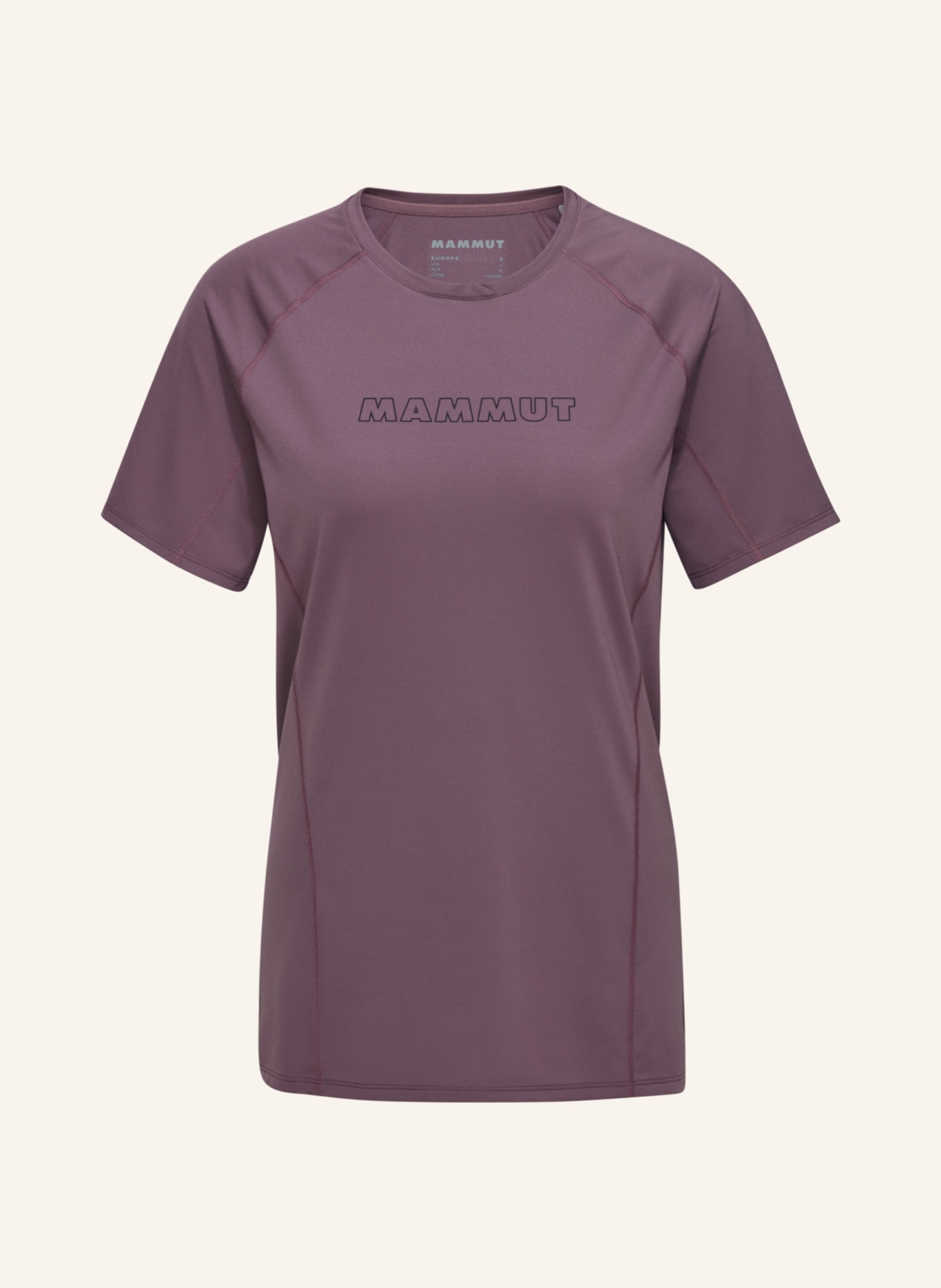 MAMMUT Mammut Selun FL T-Shirt Women Logo, Farbe: LILA (Bild 1)