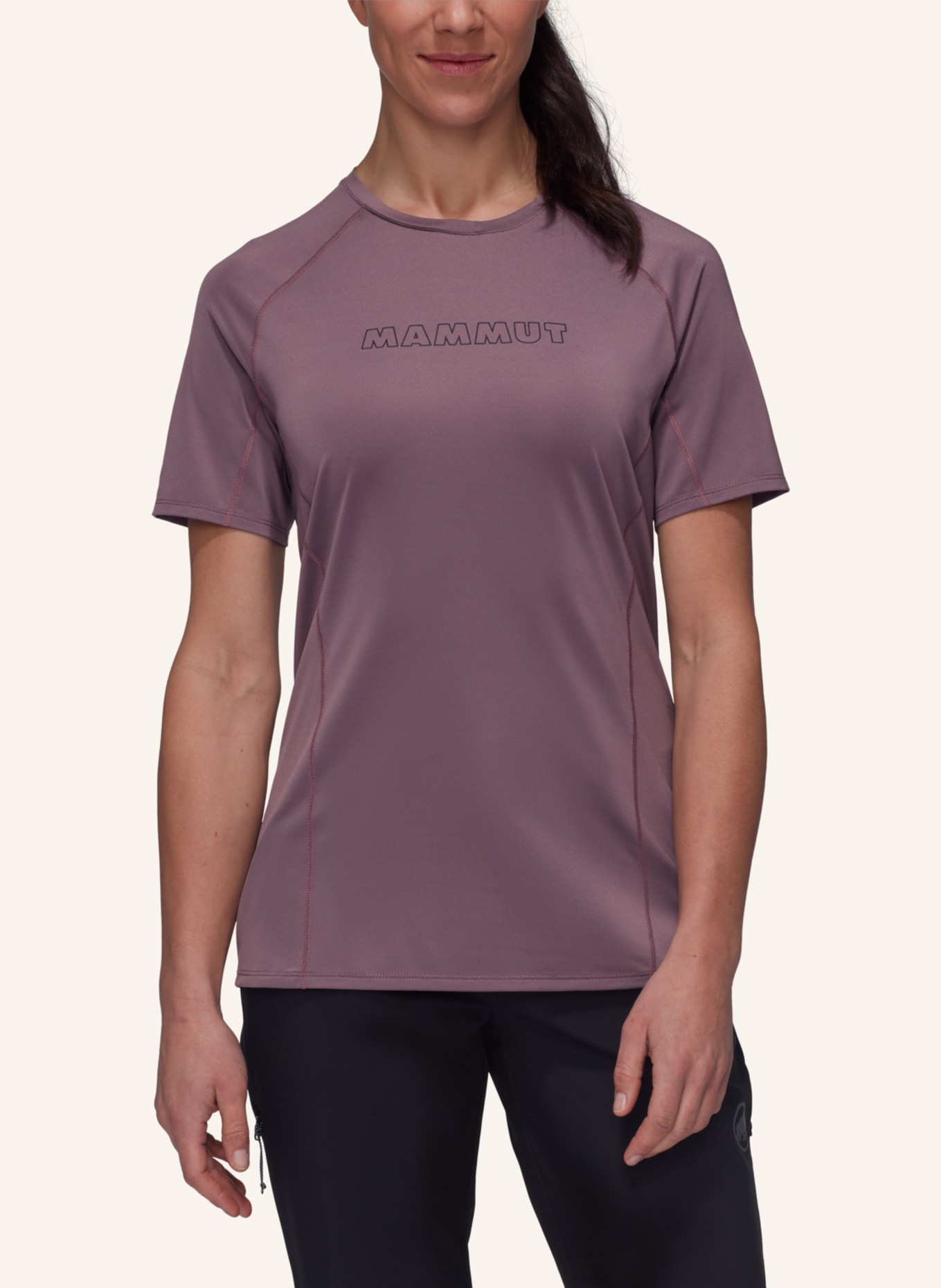 MAMMUT Mammut Selun FL T-Shirt Women Logo, Farbe: LILA (Bild 4)