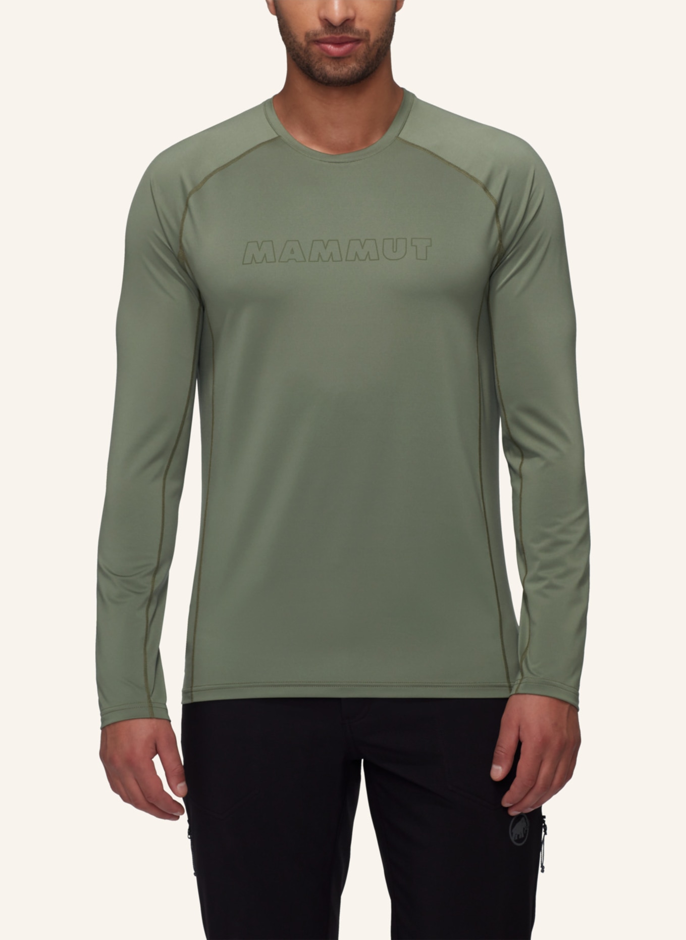 MAMMUT Longsleeve SELUN FL LOGO, Farbe: GRÜN (Bild 4)