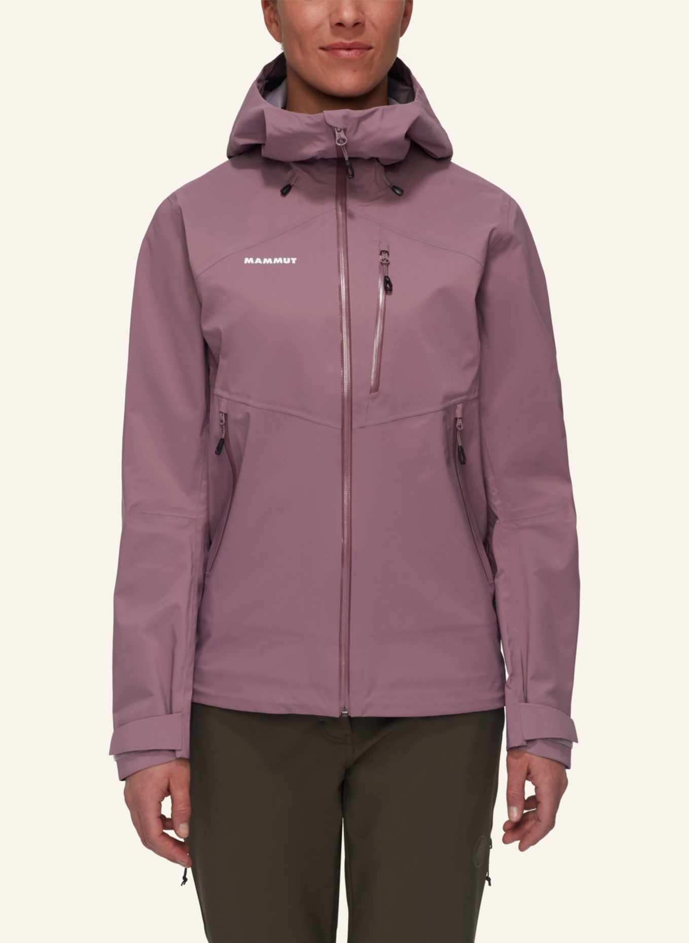 MAMMUT Hardshelljacke ALTO GUIDE HOODED, Farbe: LILA (Bild 8)