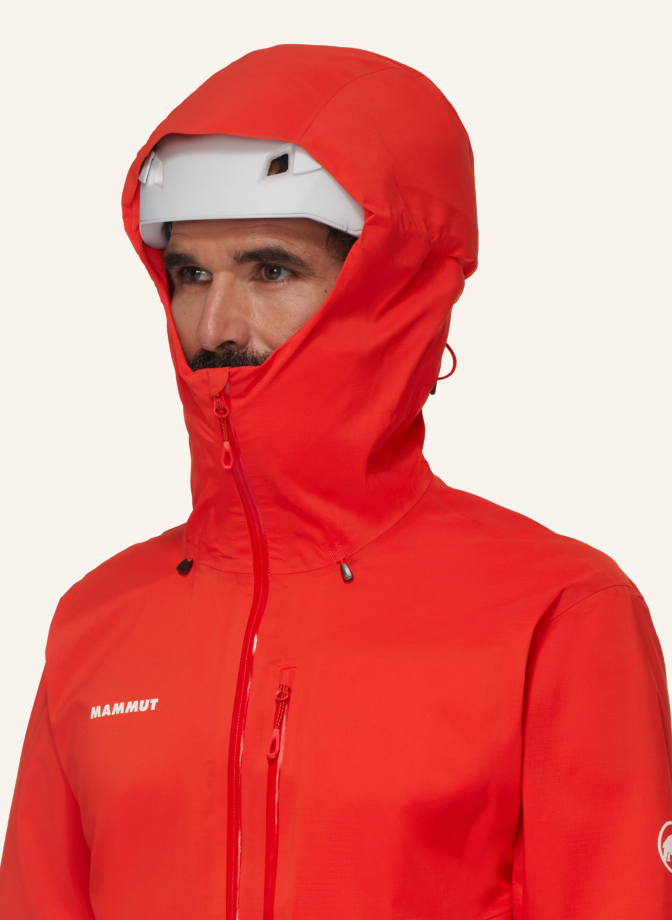 MAMMUT Hardshell-Jacke ALTO GUIDE HOODED: ROT
