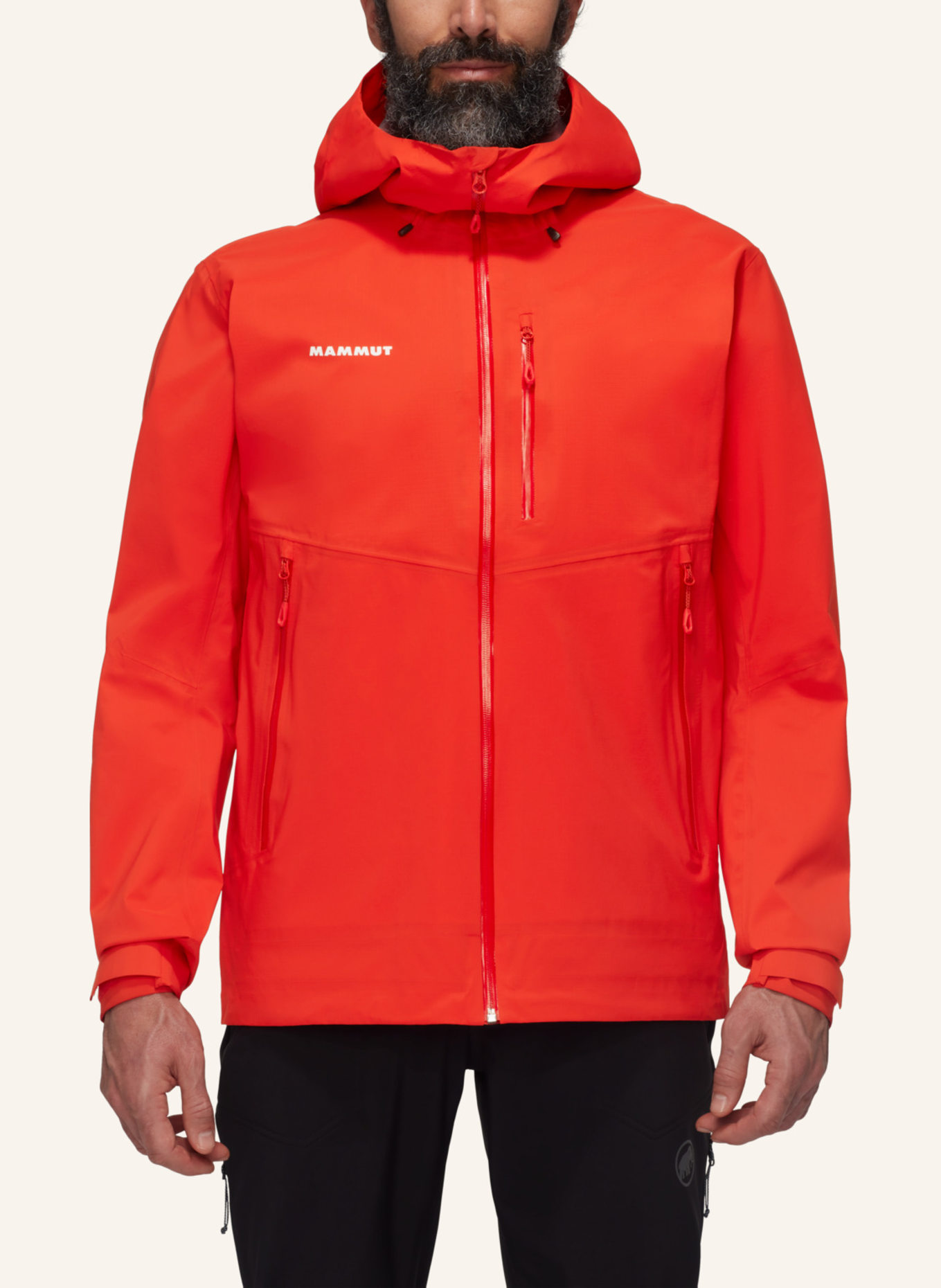 MAMMUT Hardshell-Jacke ALTO GUIDE HOODED: ROT