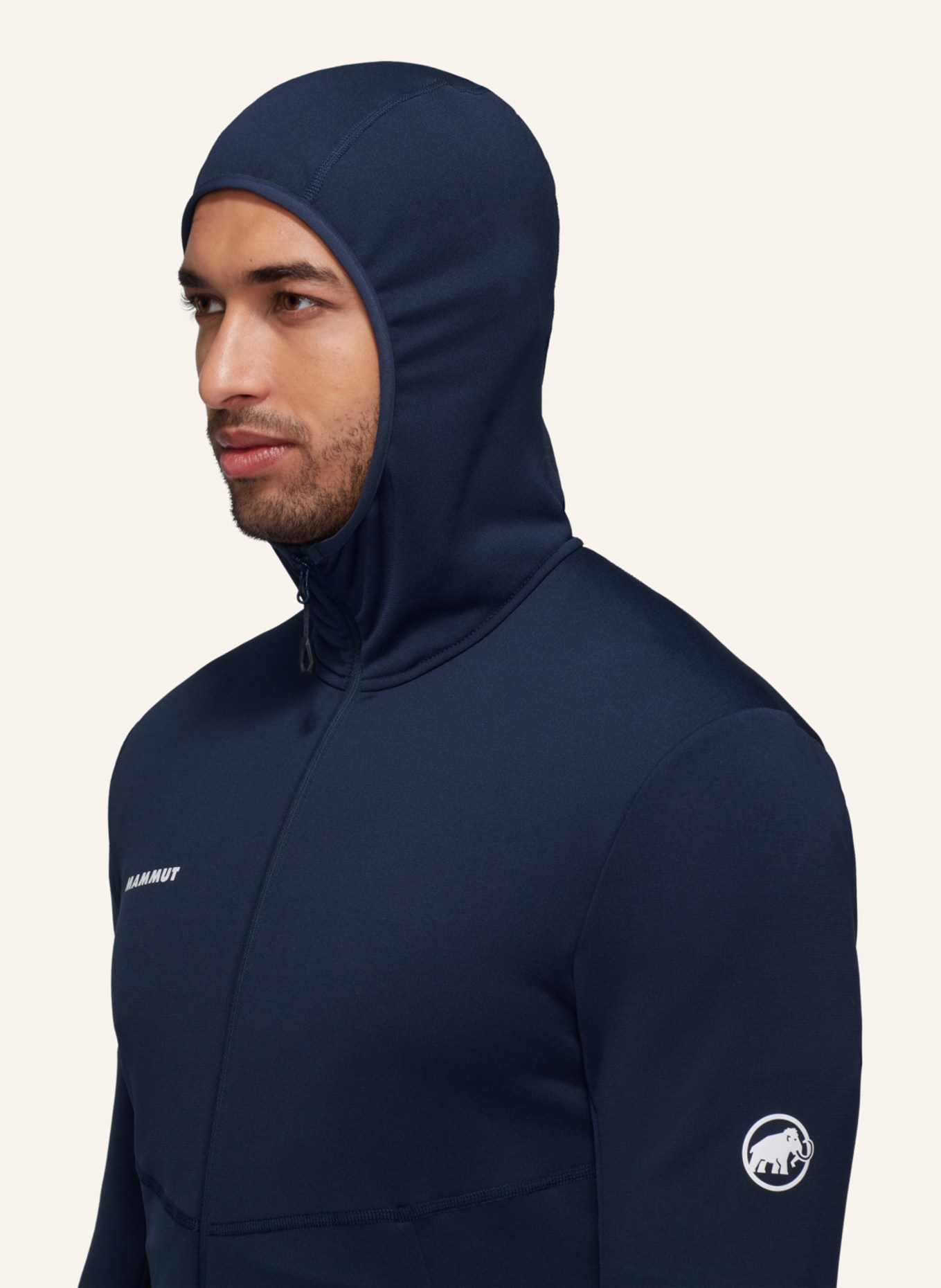 MAMMUT Midlayer Jacke ACONCAGUA LIGHT mit Kapuze: BLAU