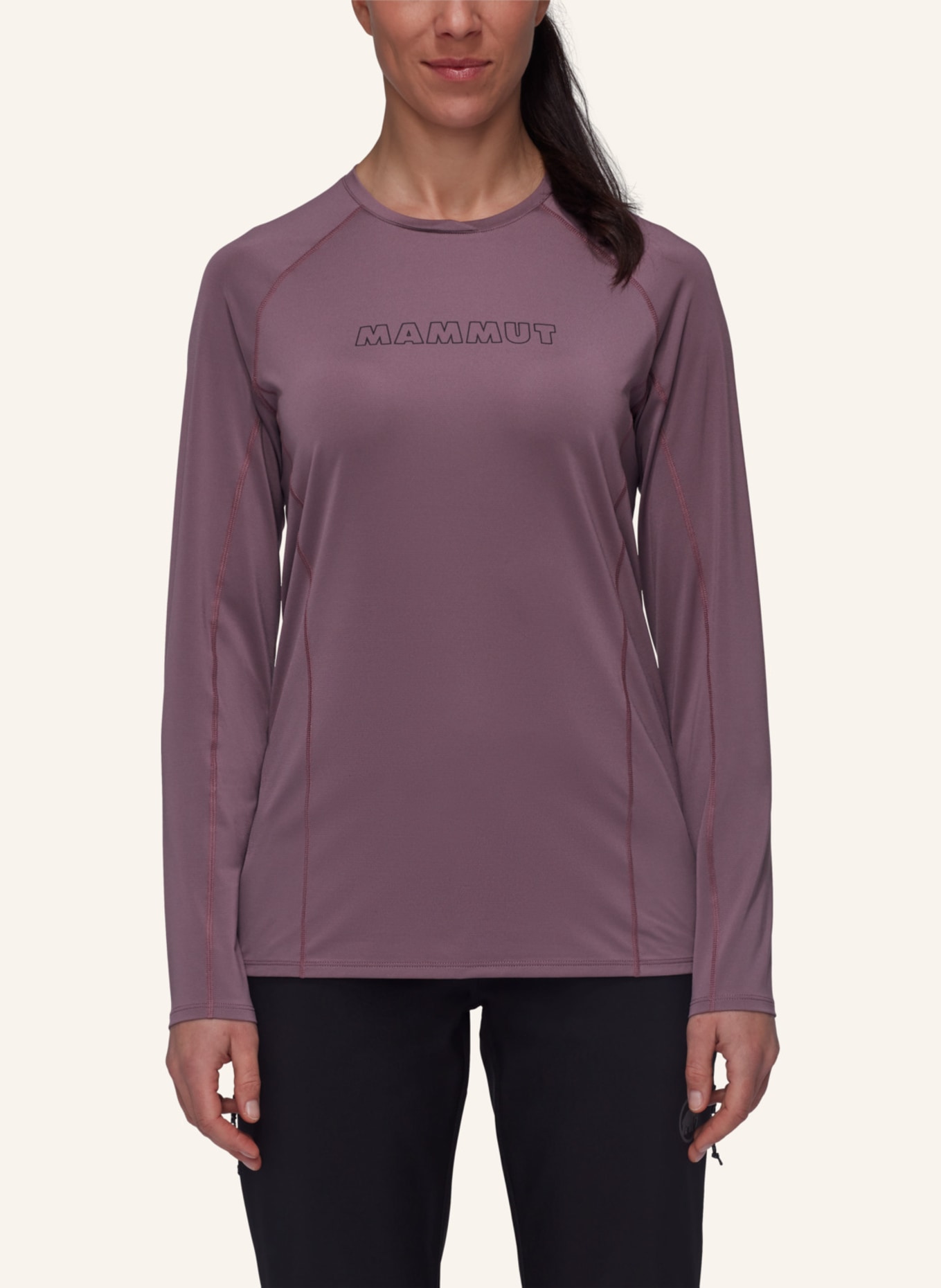 MAMMUT Mammut Selun FL Longsleeve Women Logo, Farbe: LILA (Bild 4)