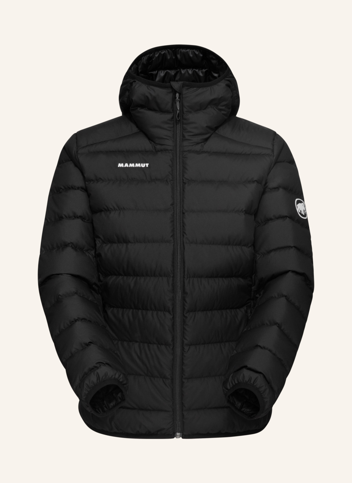 MAMMUT Daunenjacke WAYMARKER IN mit Kapuze: SCHWARZ
