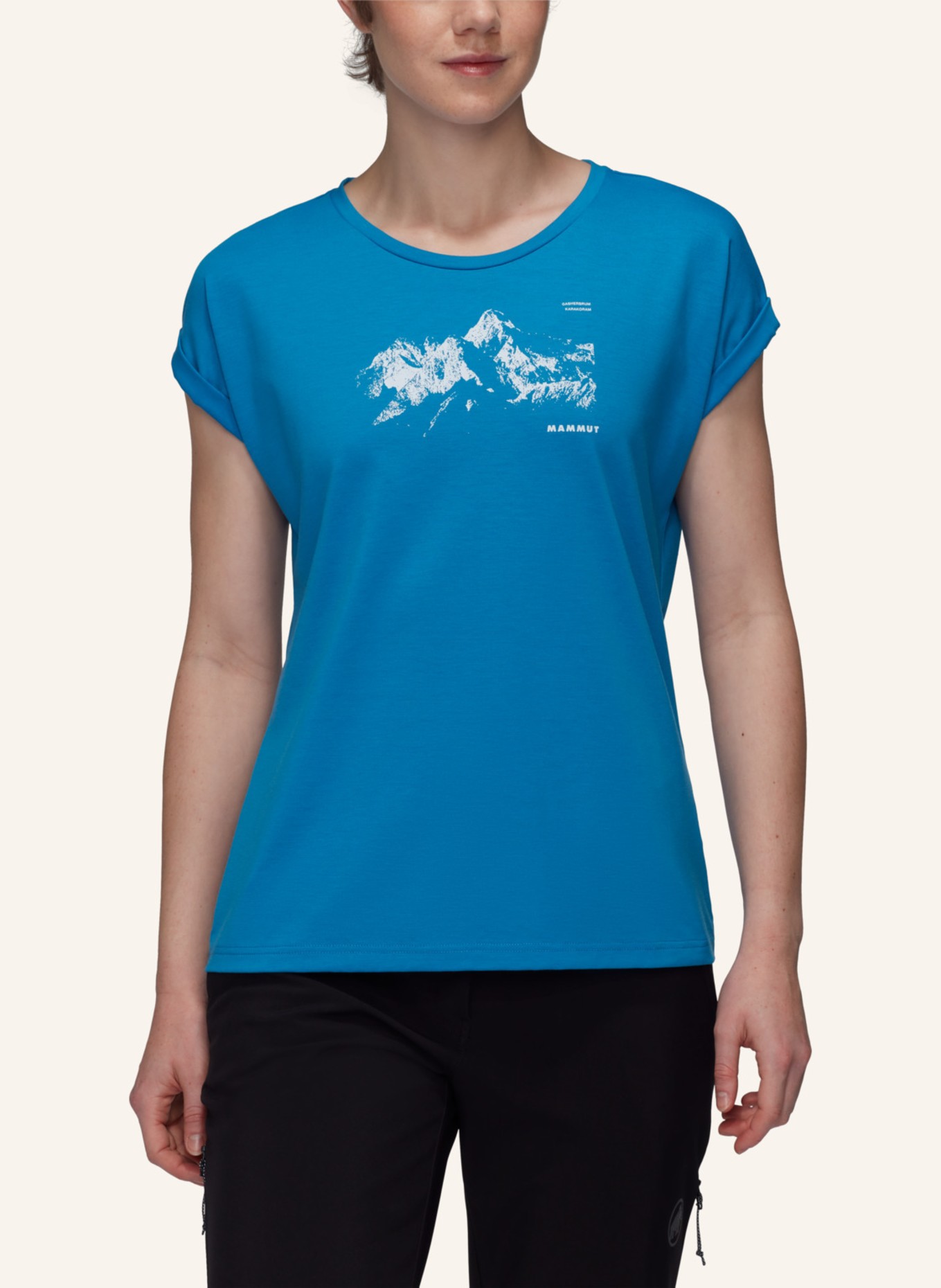 MAMMUT Mammut Mountain T-Shirt Women 8035m, Farbe: BLAU (Bild 4)