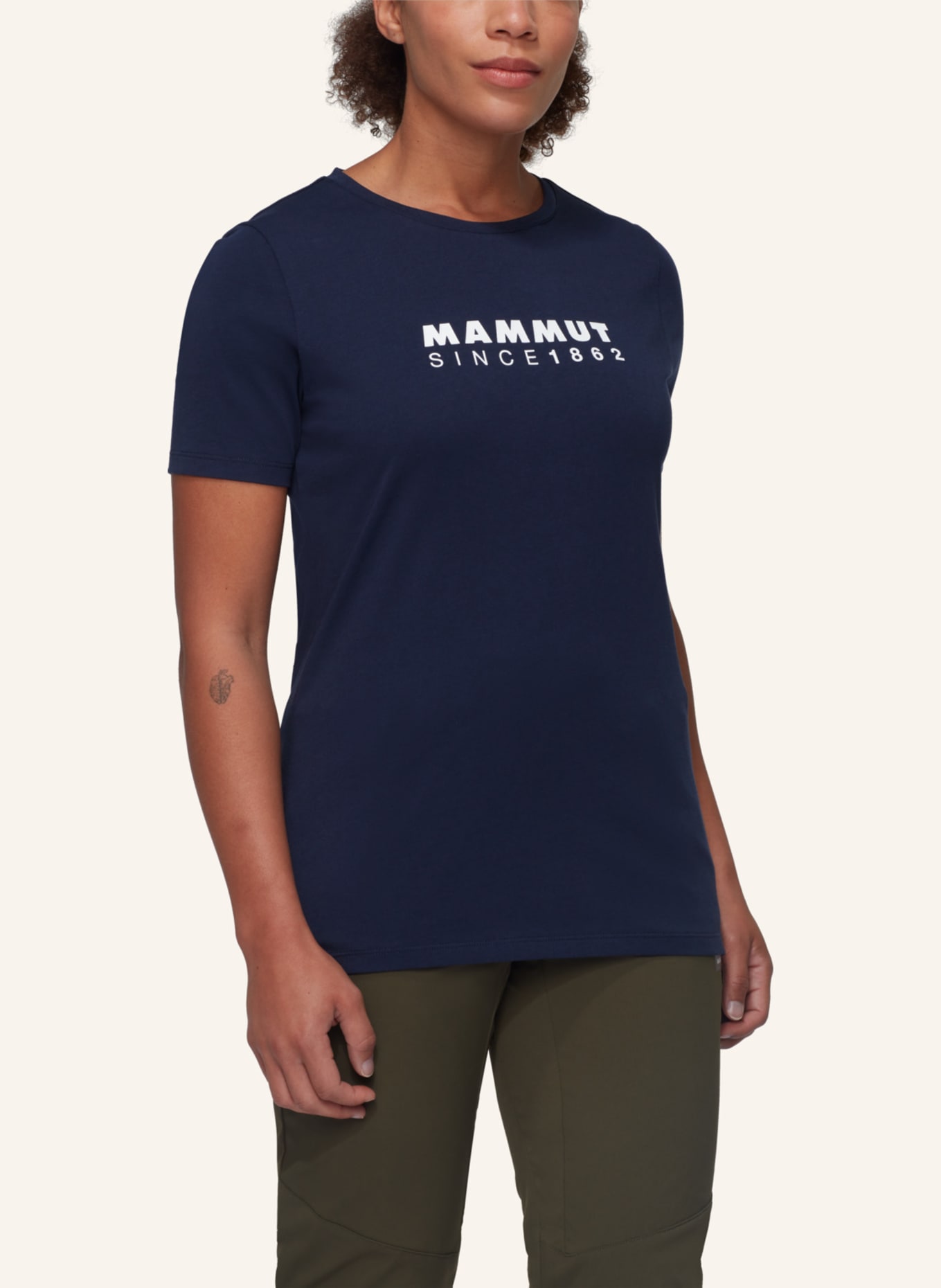 MAMMUT T-Shirt CORE LOGO: BLAU