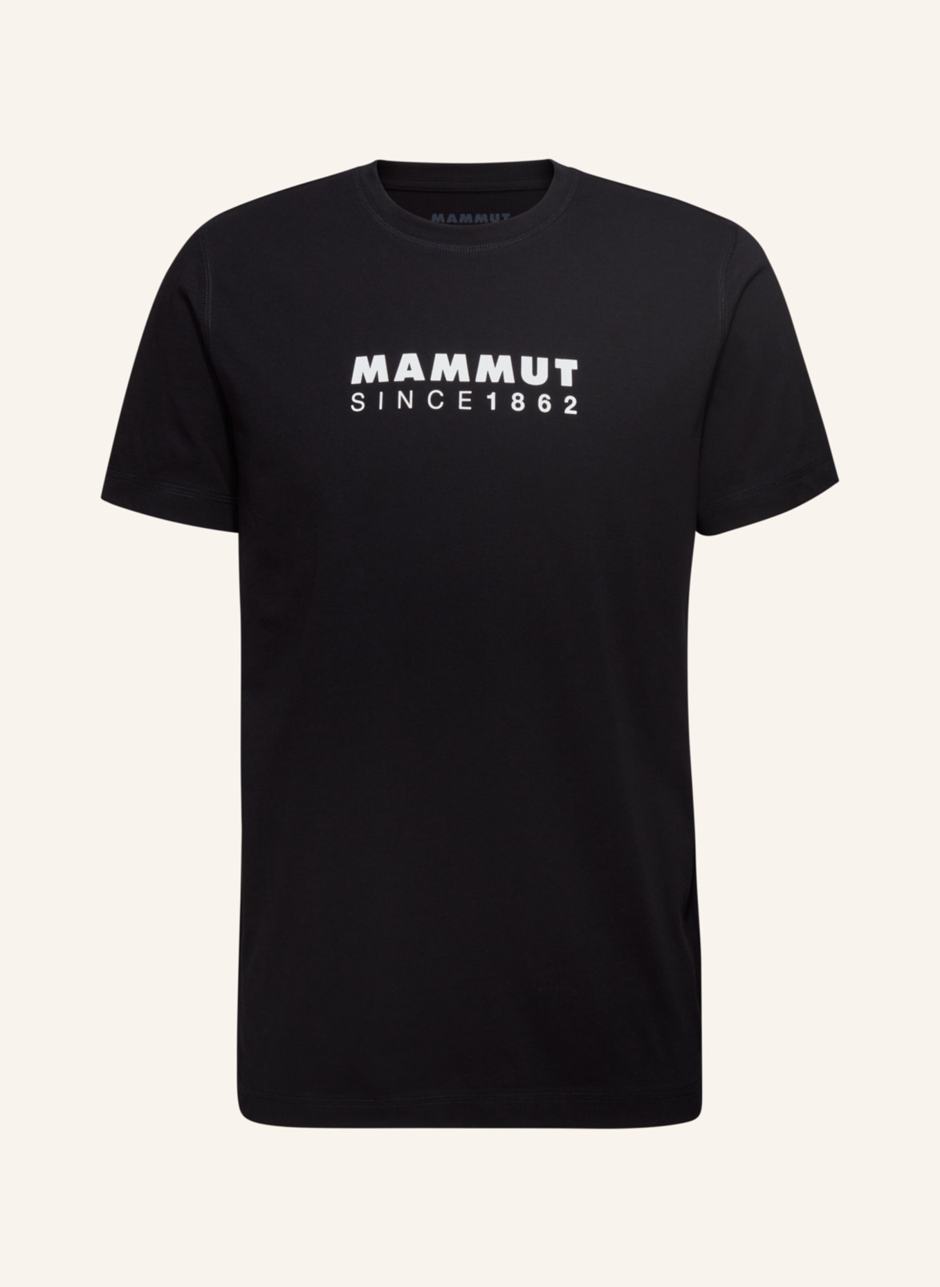 MAMMUT T-Shirt CORE LOGO: SCHWARZ