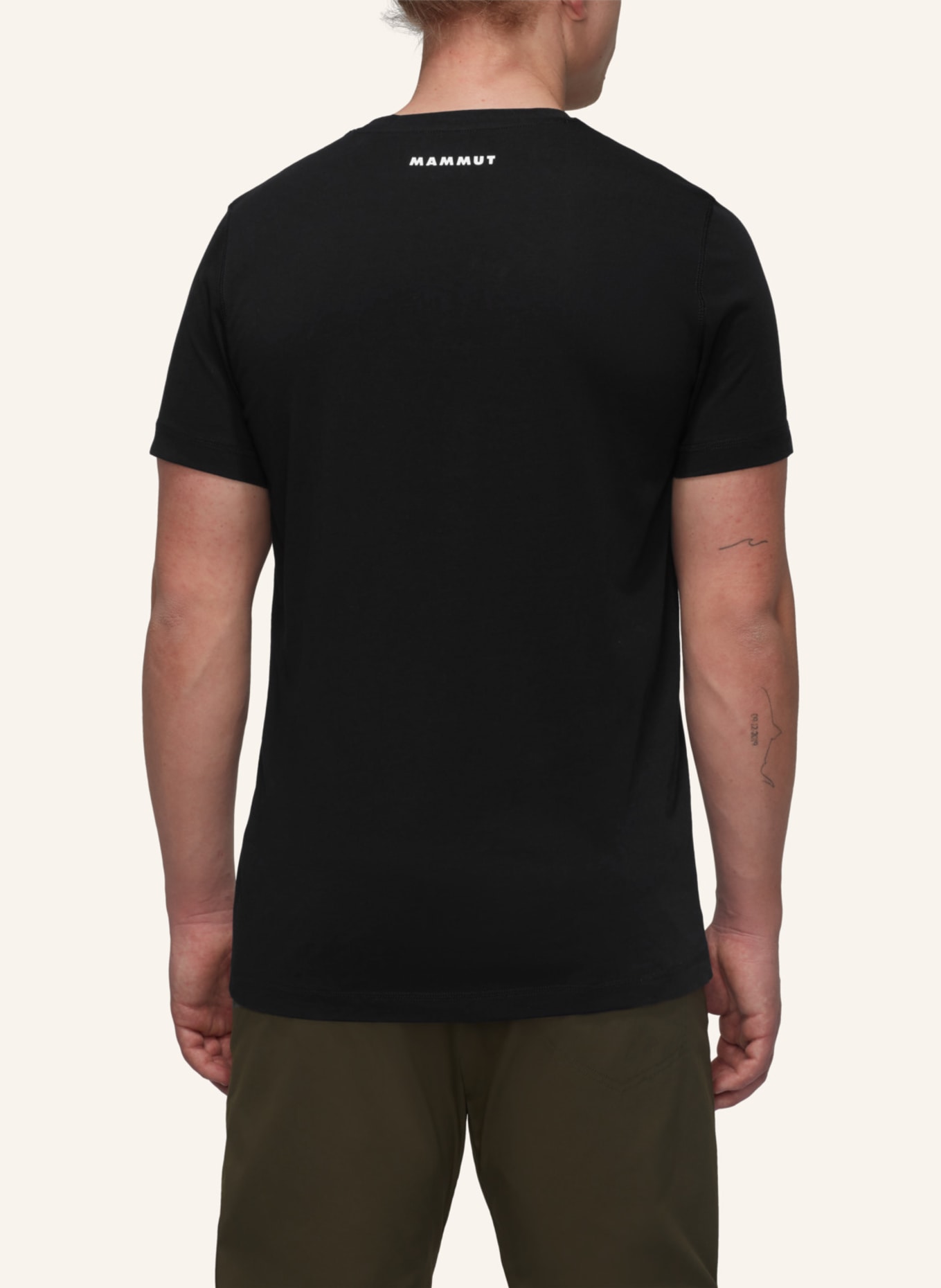 MAMMUT T-Shirt CORE LOGO: SCHWARZ