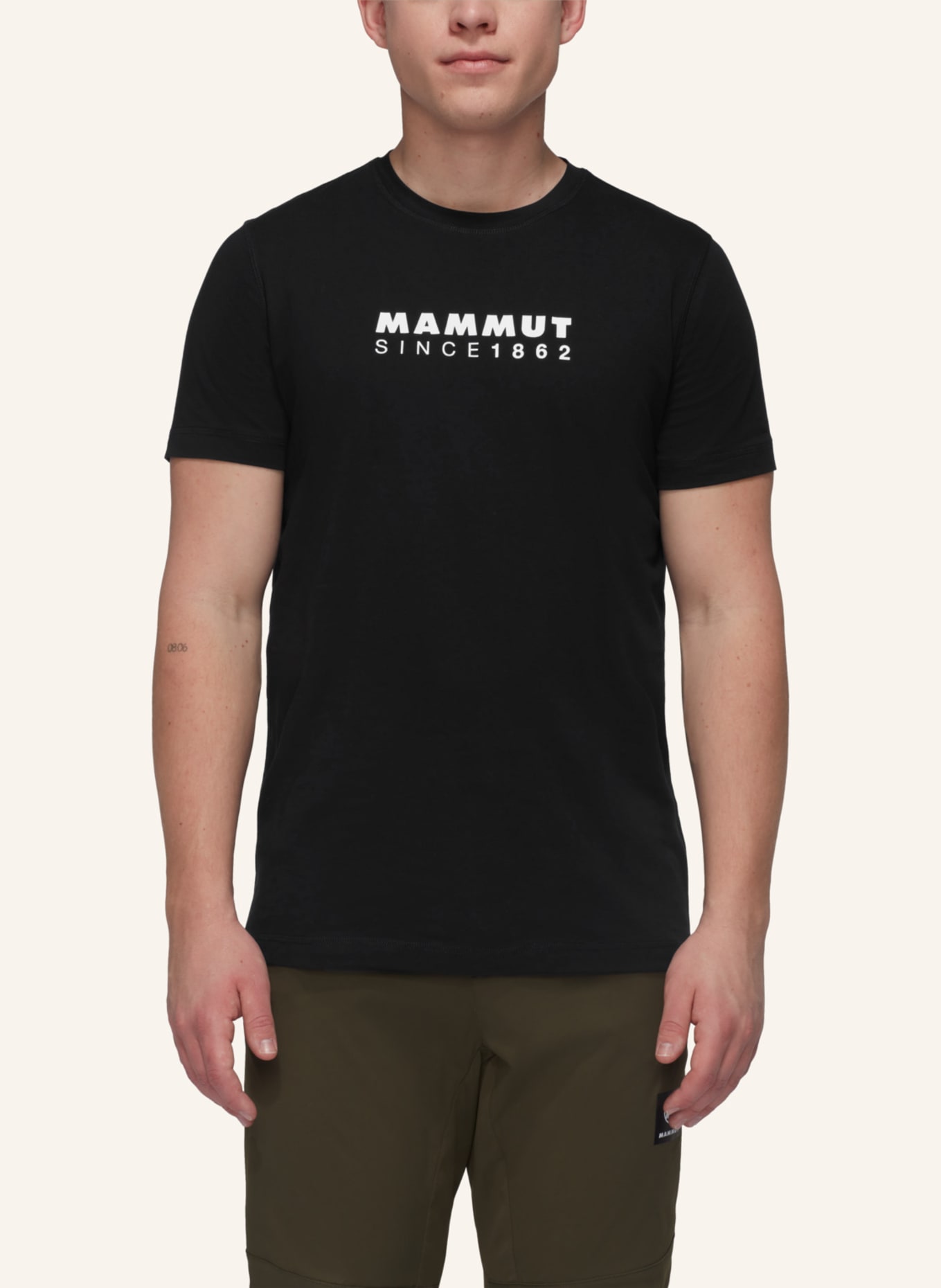 MAMMUT T-Shirt CORE LOGO: SCHWARZ