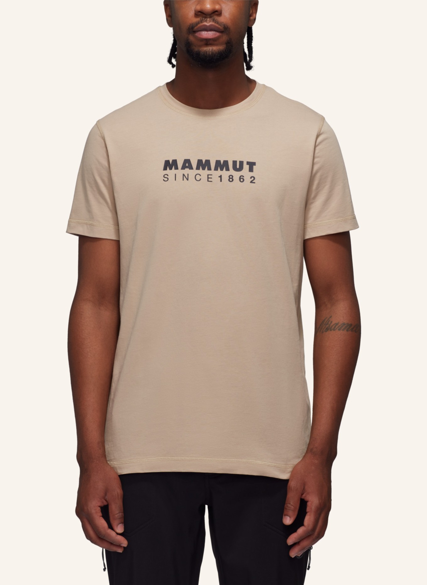 MAMMUT Mammut Mammut Core T-Shirt Men Logo, Farbe: BEIGE/ BRAUN/ CAMEL (Bild 4)