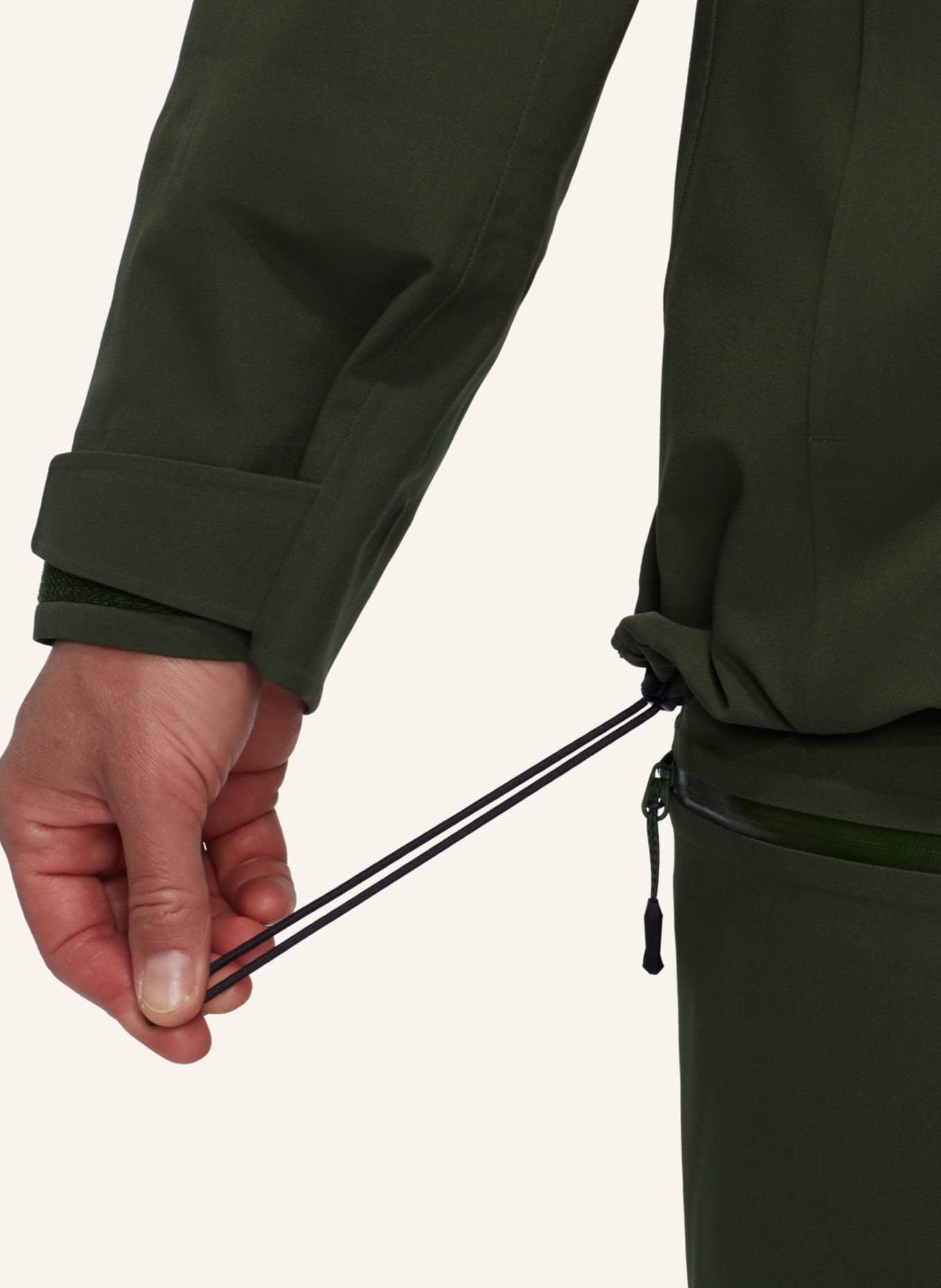 MAMMUT Hardshell-Skijacke STONEY: GRÜN