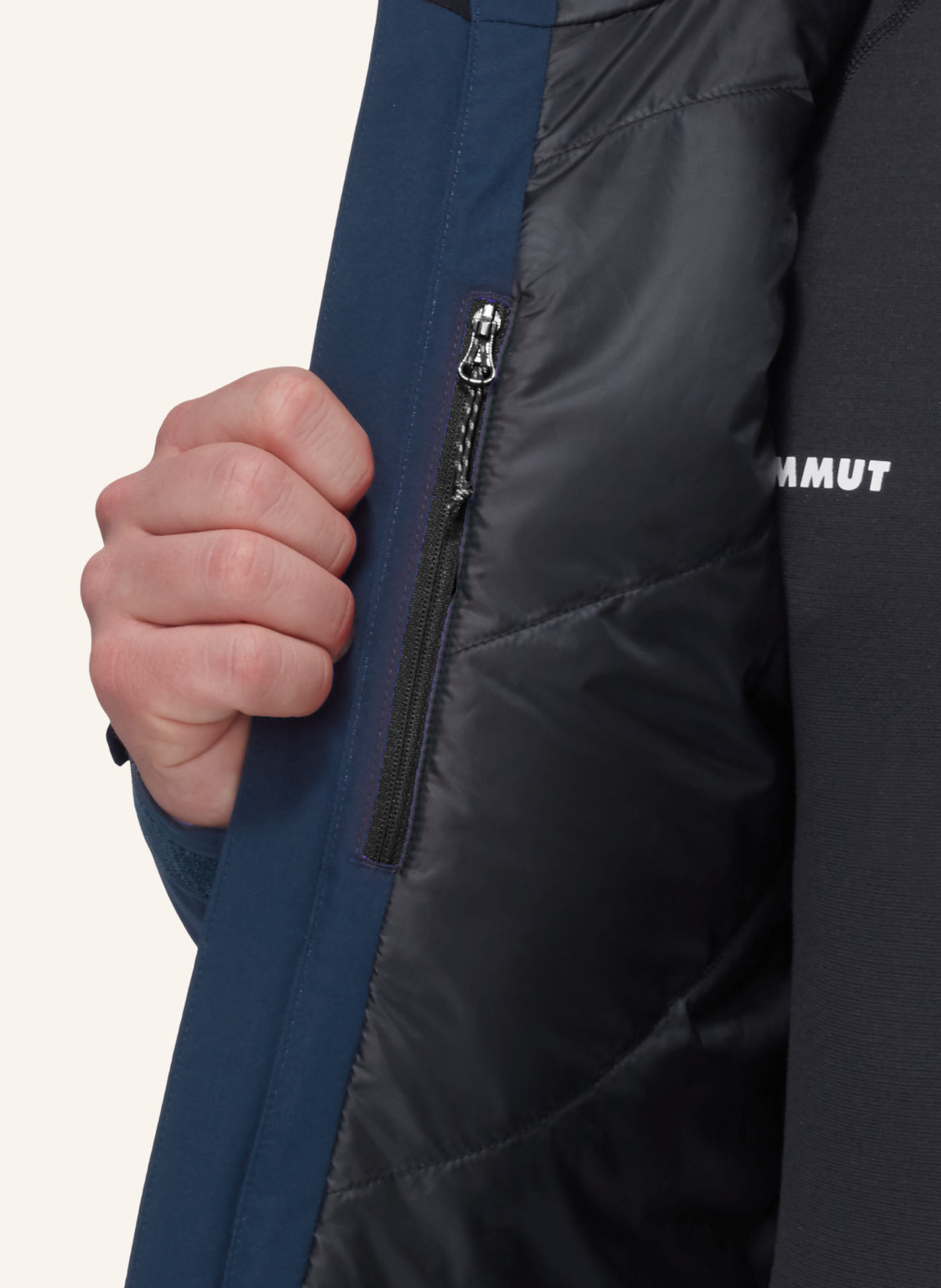 MAMMUT Mammut Stoney HS Thermo Hooded Jacket Men, Farbe: BLAU (Bild 11)