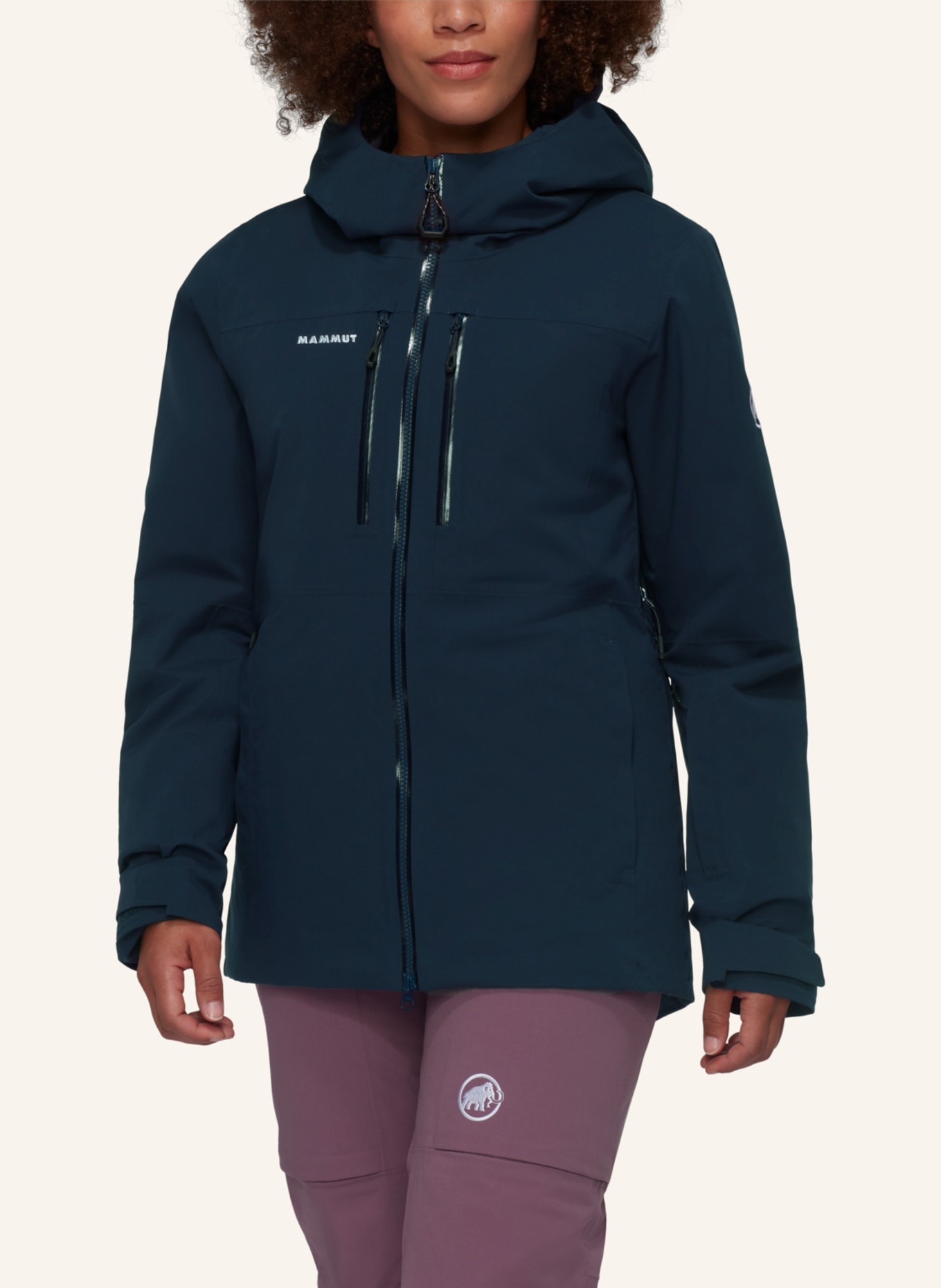 MAMMUT Mammut Stoney HS Thermo Hooded Jacket Women, Farbe: BLAU (Bild 9)