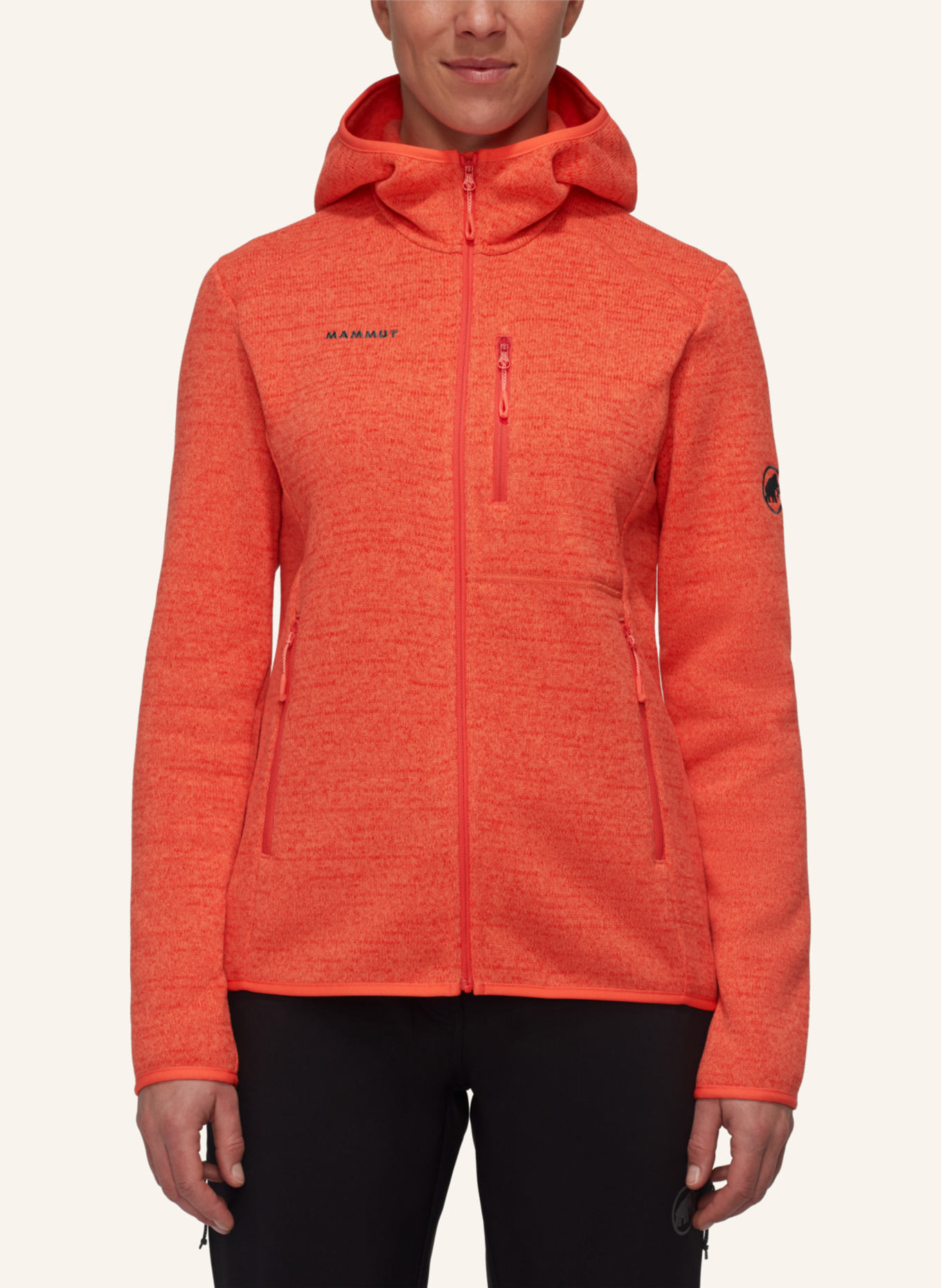 MAMMUT Midlayer-Jacke ARCTIC IV ML mit Kapuze: ORANGE