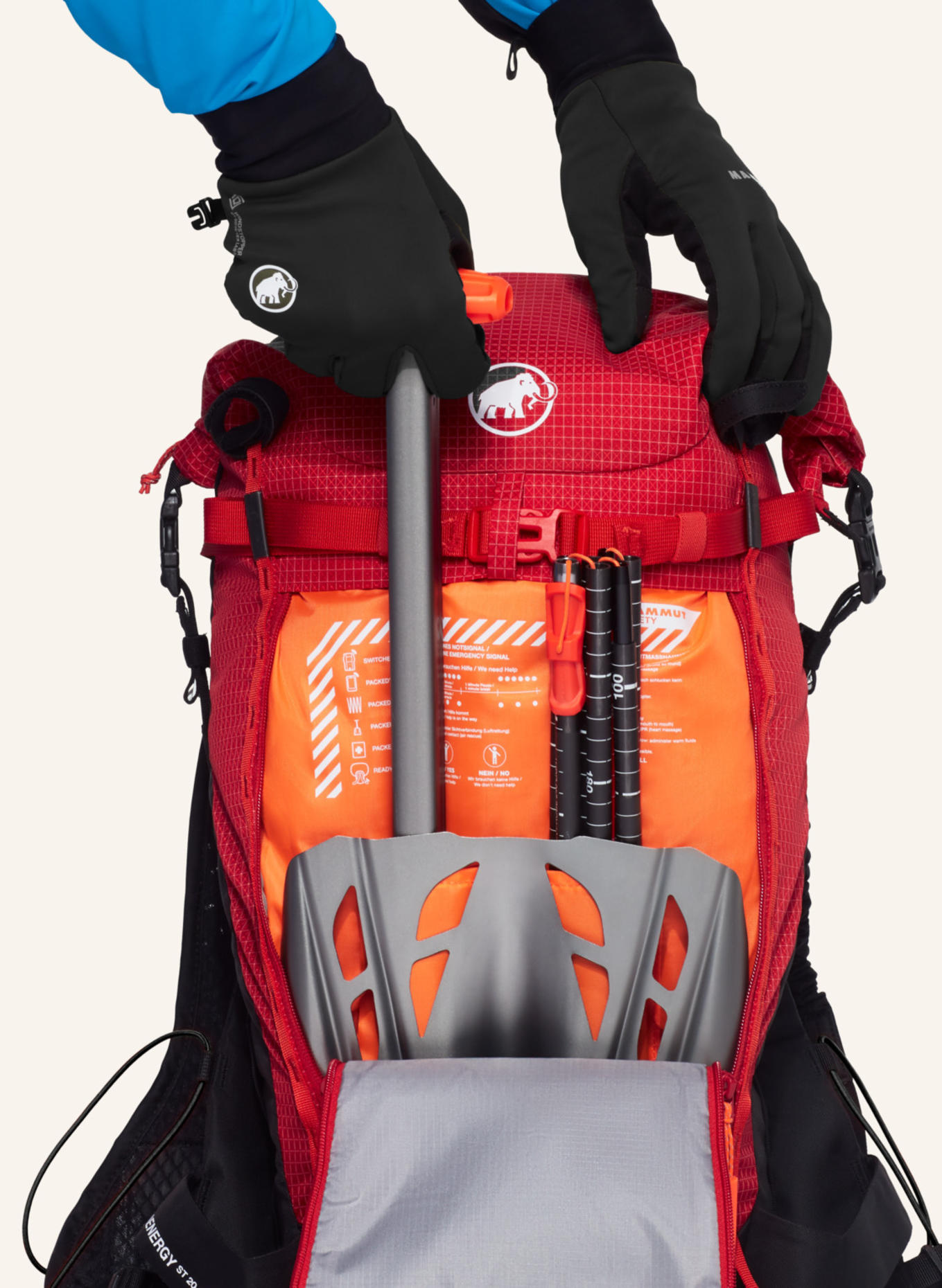 MAMMUT Skirucksack AENERGY ST 20-25: ROT