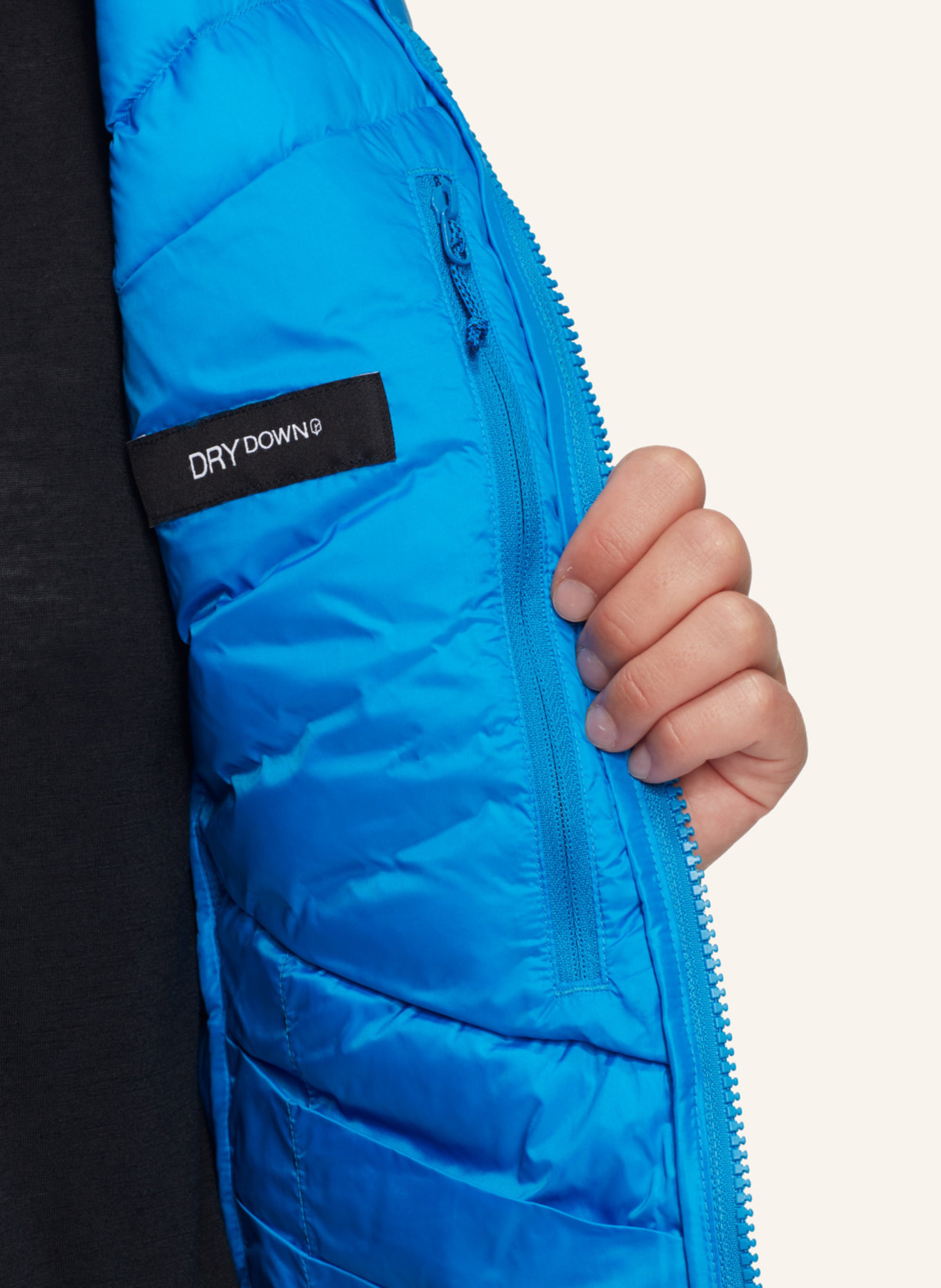 MAMMUT Daunenjacke BROAD PEAK mit Kapuze: BLAU