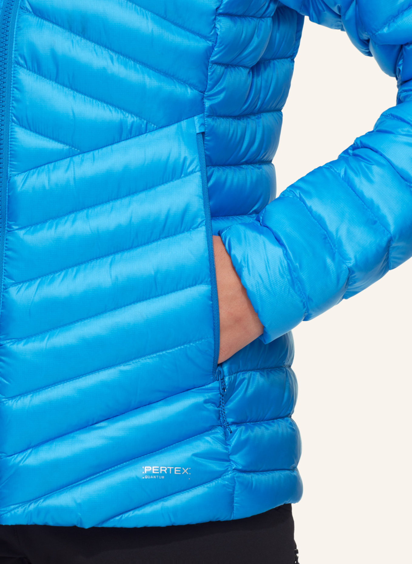 MAMMUT Daunenjacke BROAD PEAK mit Kapuze: BLAU