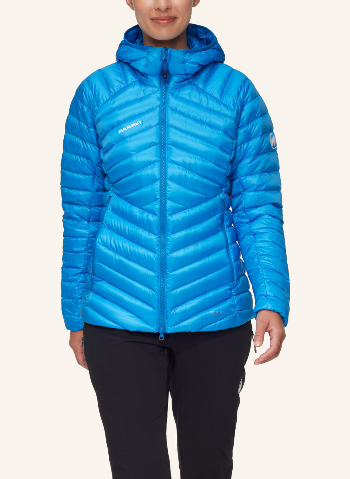 MAMMUT Daunenjacke BROAD PEAK mit Kapuze: BLAU