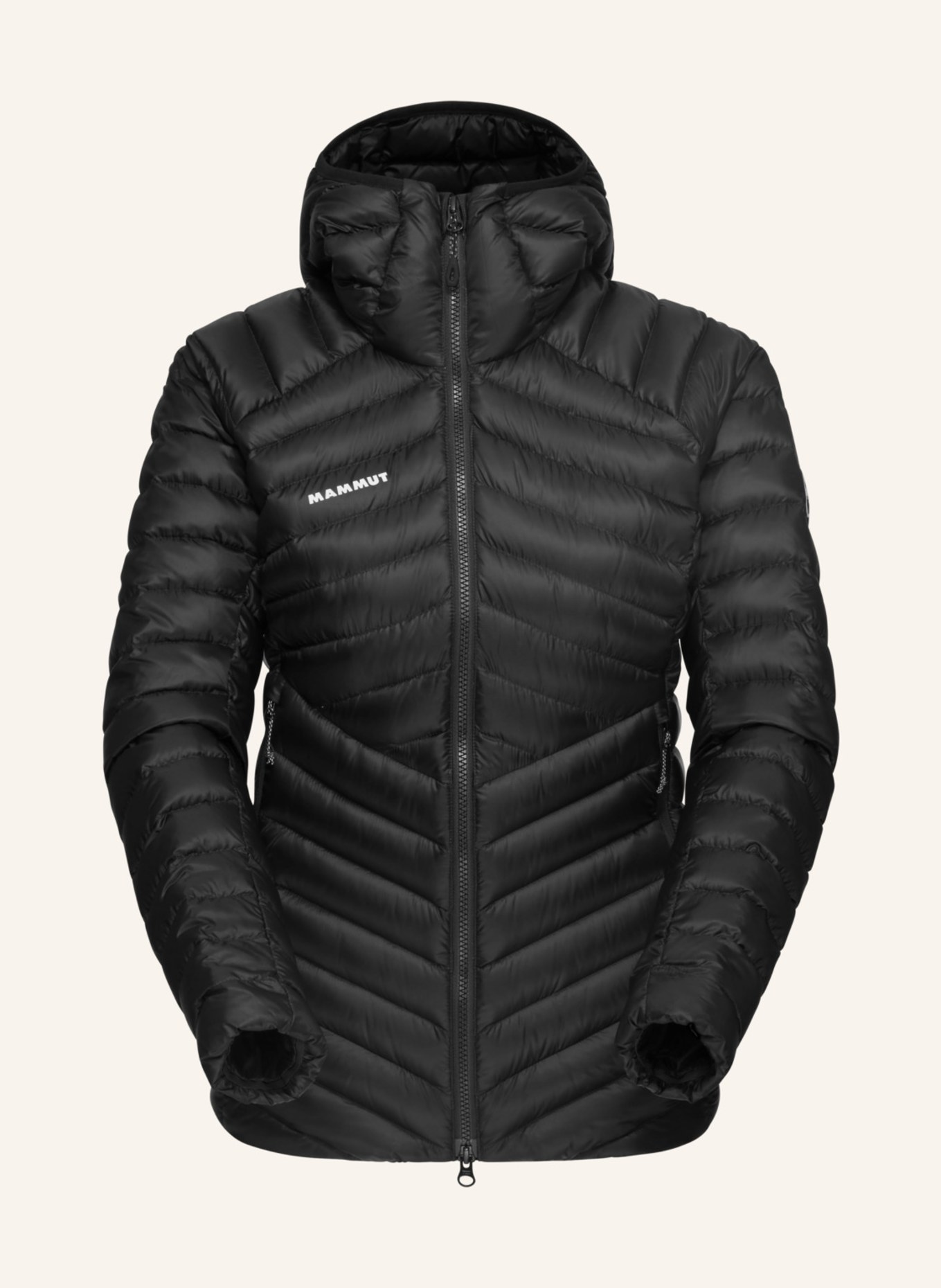 MAMMUT Daunenjacke BROAD PEAK mit Kapuze, Farbe: SCHWARZ (Bild 3)