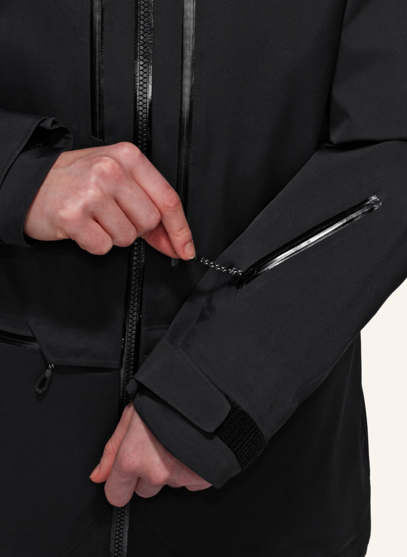 MAMMUT Hardshell-Skijacke HALDIGRAT: SCHWARZ