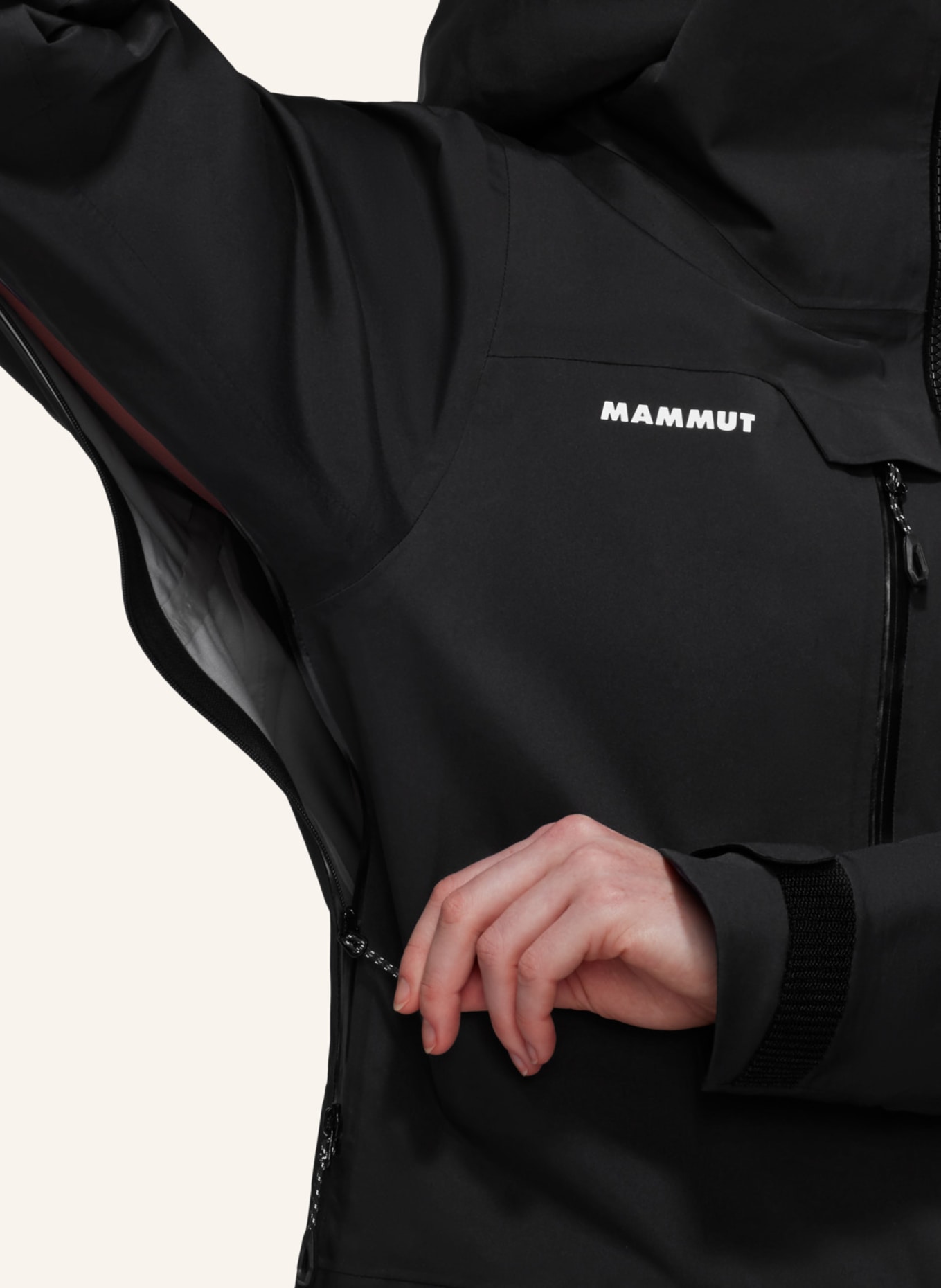MAMMUT Hardshell-Skijacke HALDIGRAT: SCHWARZ