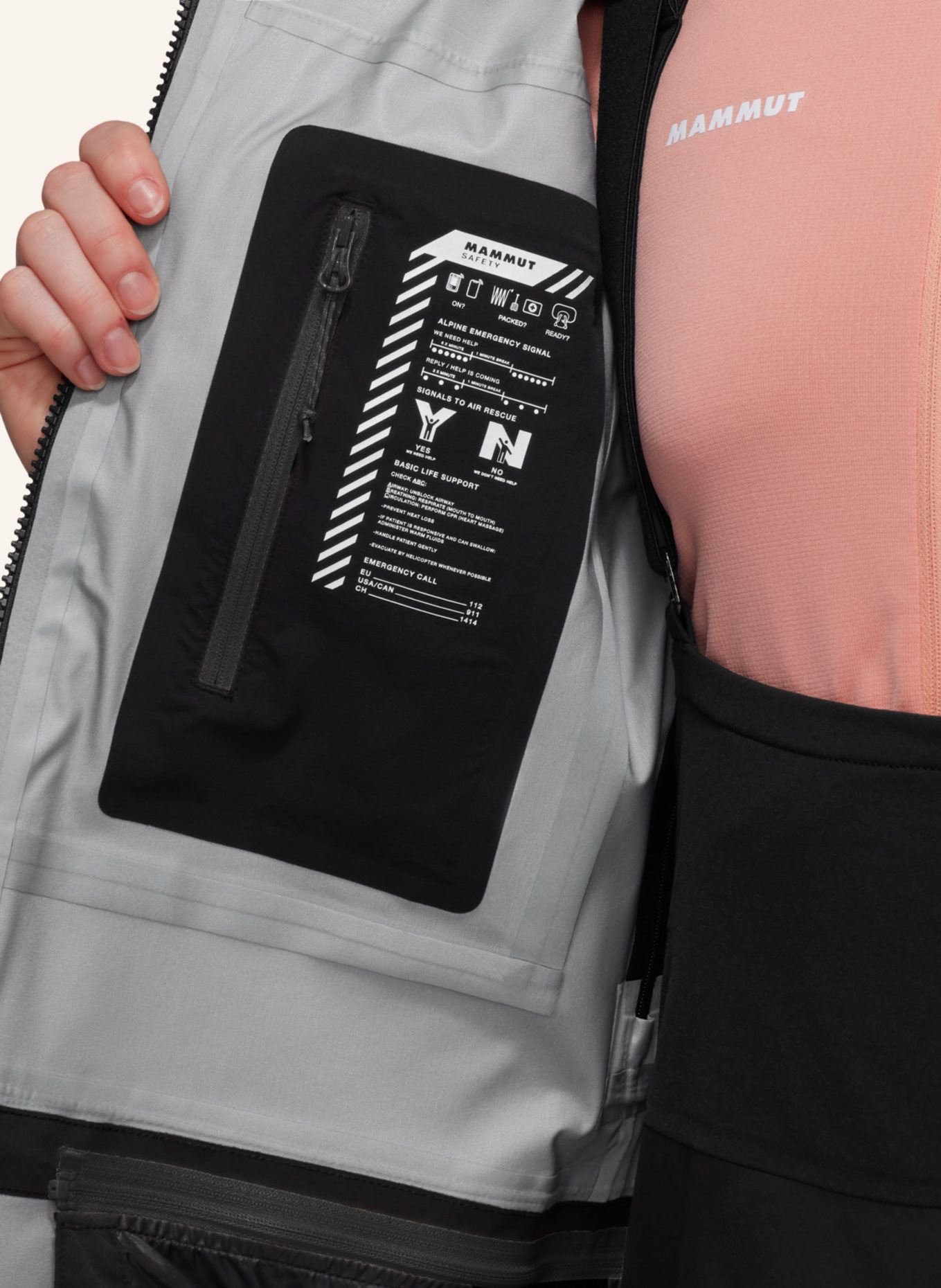 MAMMUT Hardshell-Skijacke HALDIGRAT: SCHWARZ