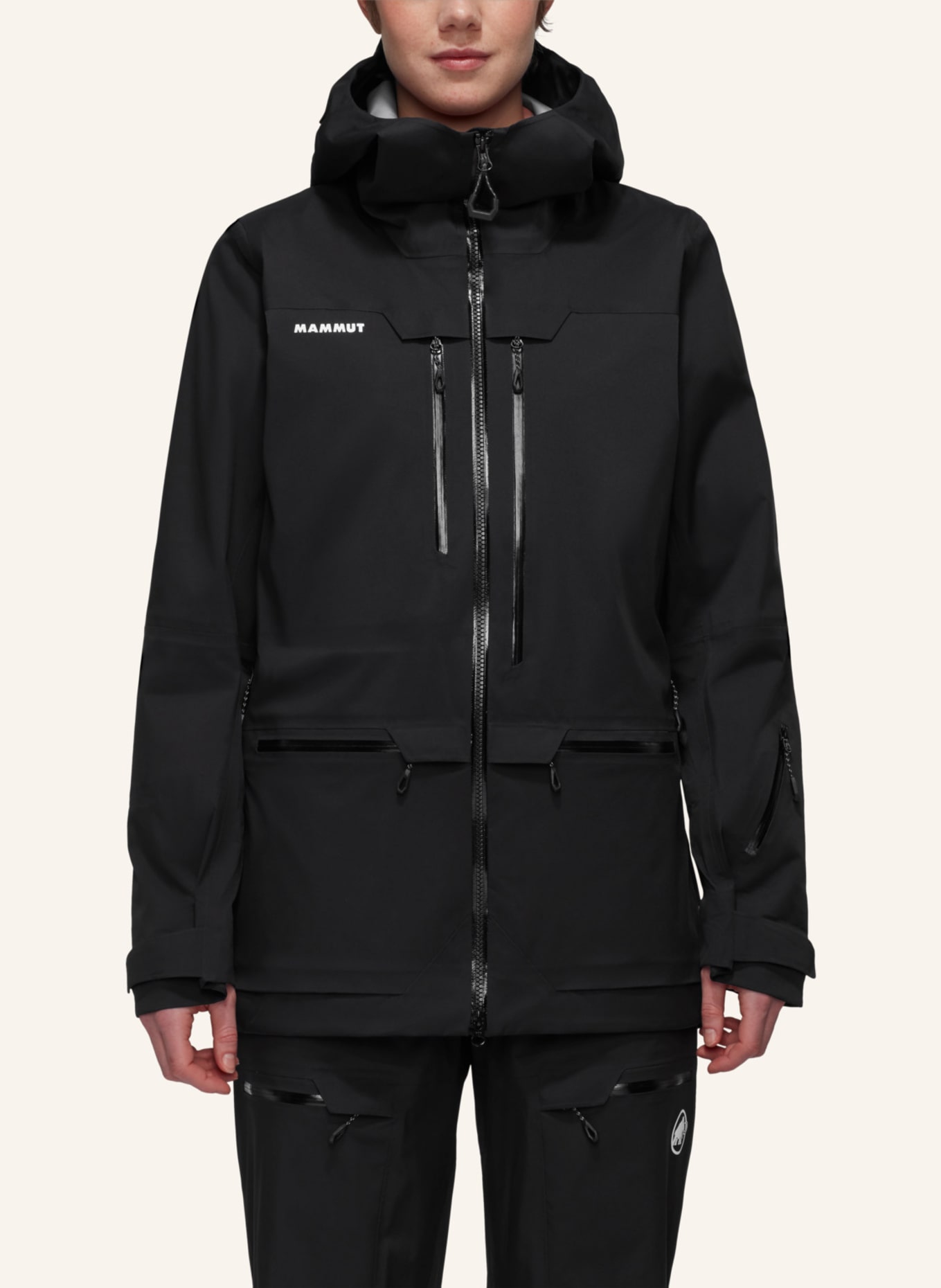 MAMMUT Hardshell-Skijacke HALDIGRAT: SCHWARZ