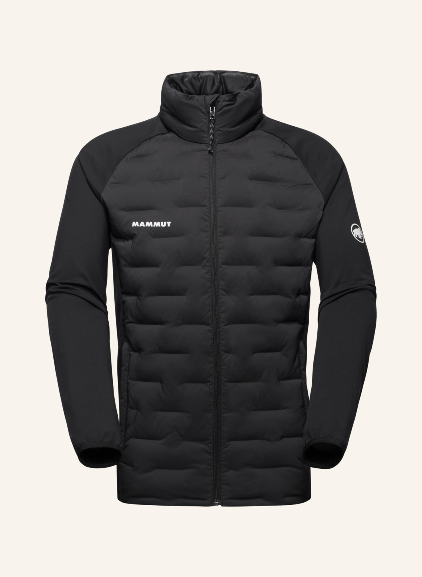 MAMMUT Hybrid-Steppjacke SENDER IN: SCHWARZ
