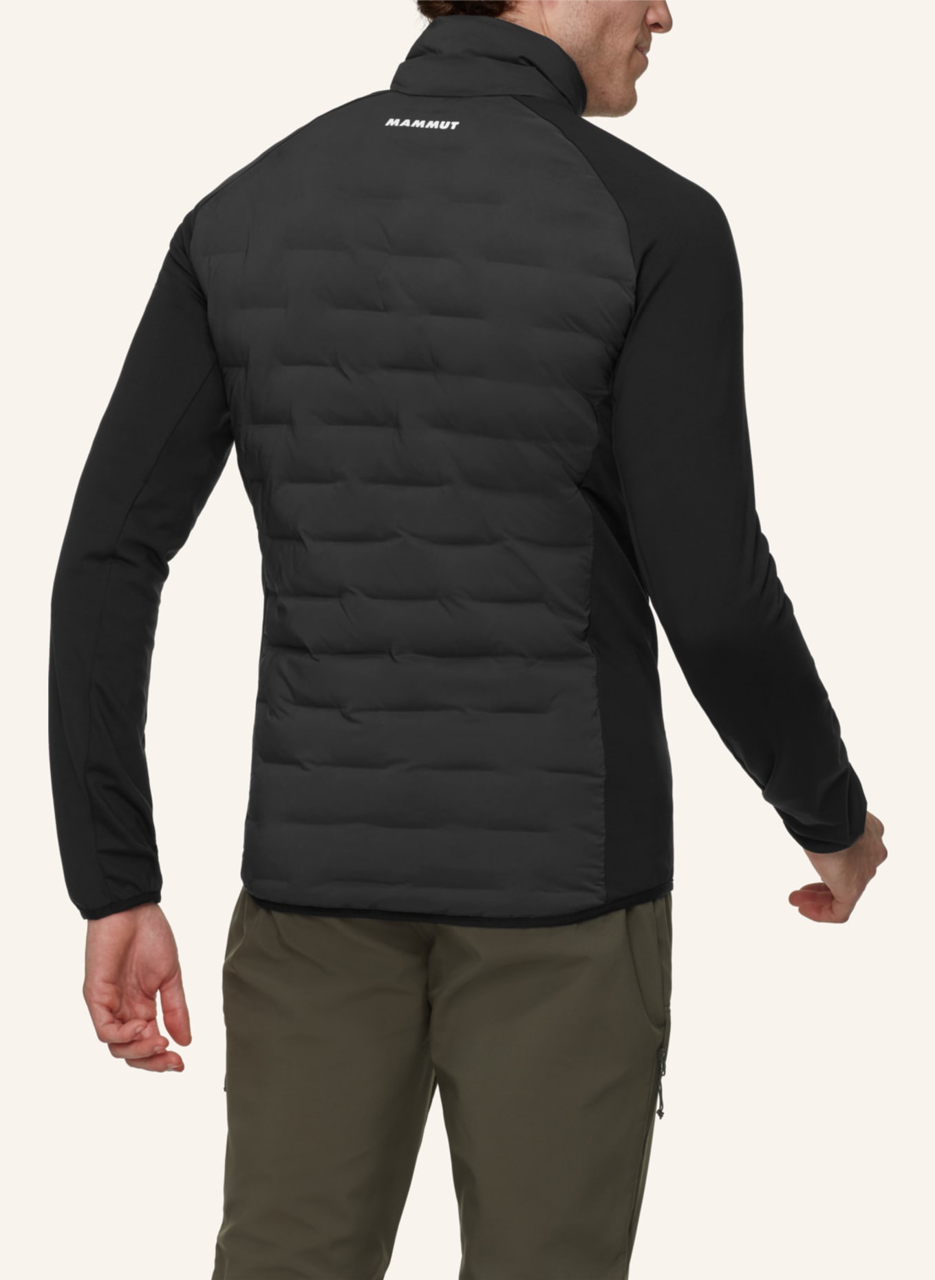 MAMMUT Hybrid-Steppjacke SENDER IN: SCHWARZ
