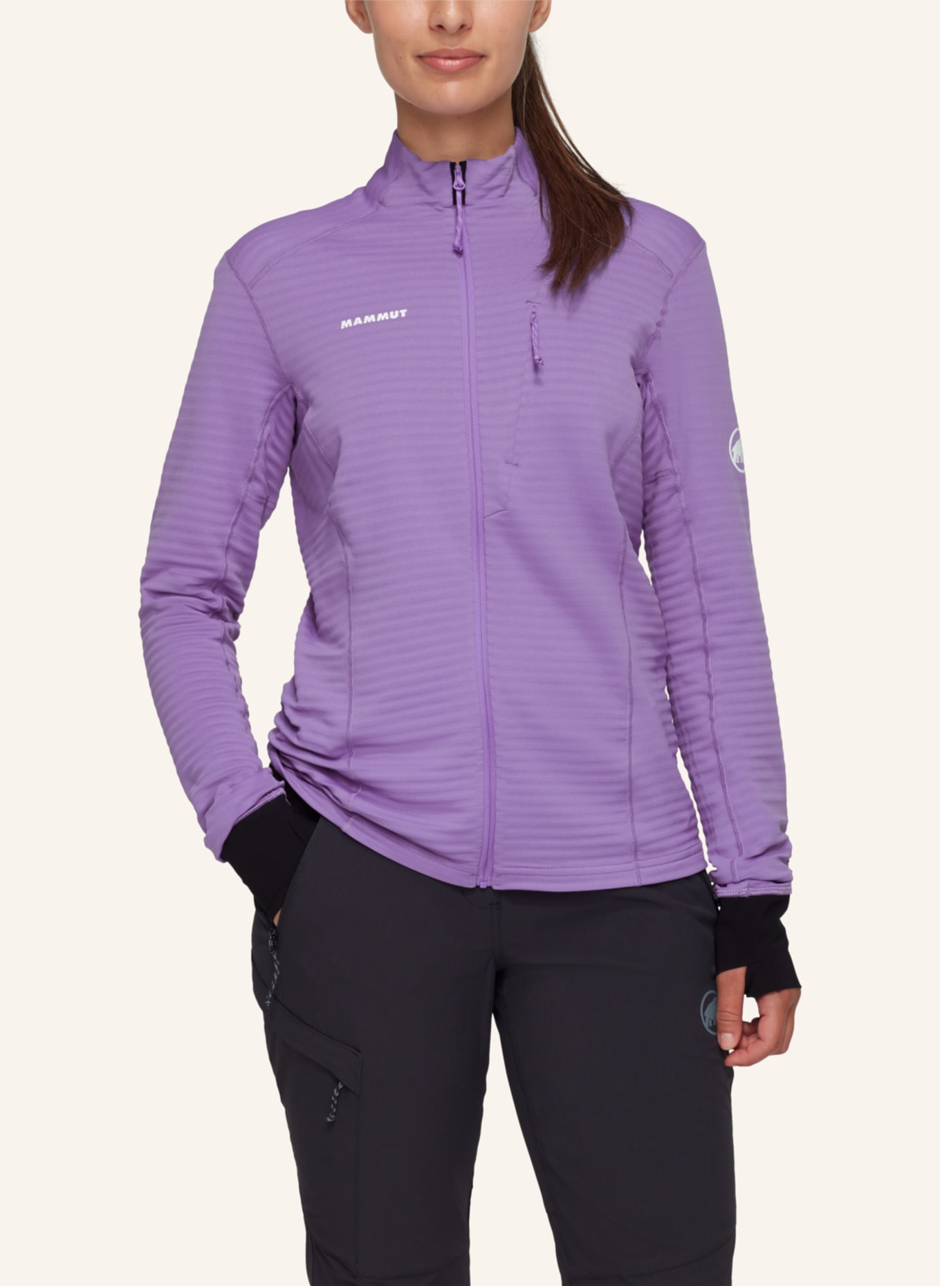 MAMMUT Midlayer-Jacke TAISS LIGHT: LILA