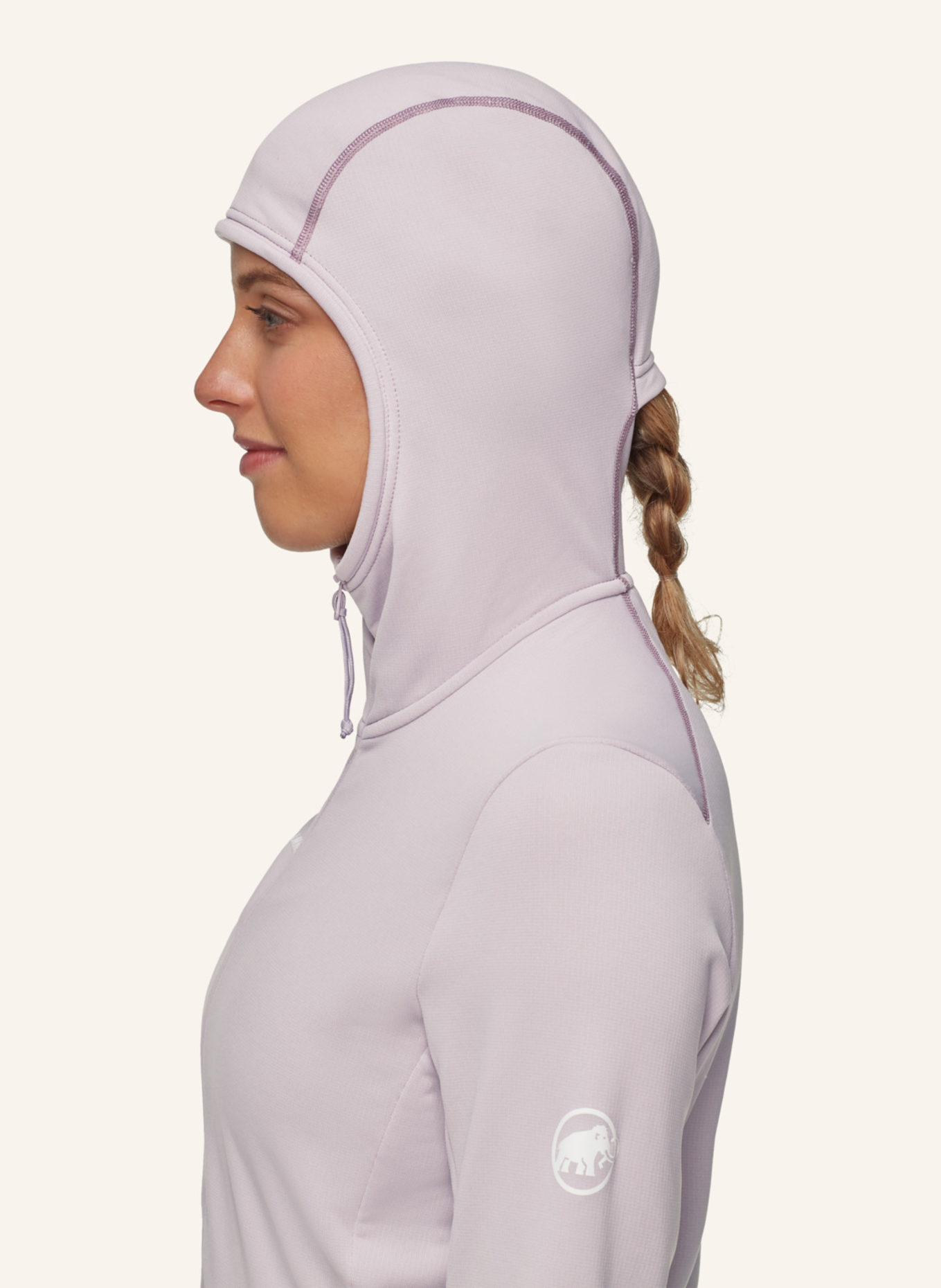 MAMMUT Midlayer Jacke ACONCAGUA LIGHT mit Kapuze: LILA