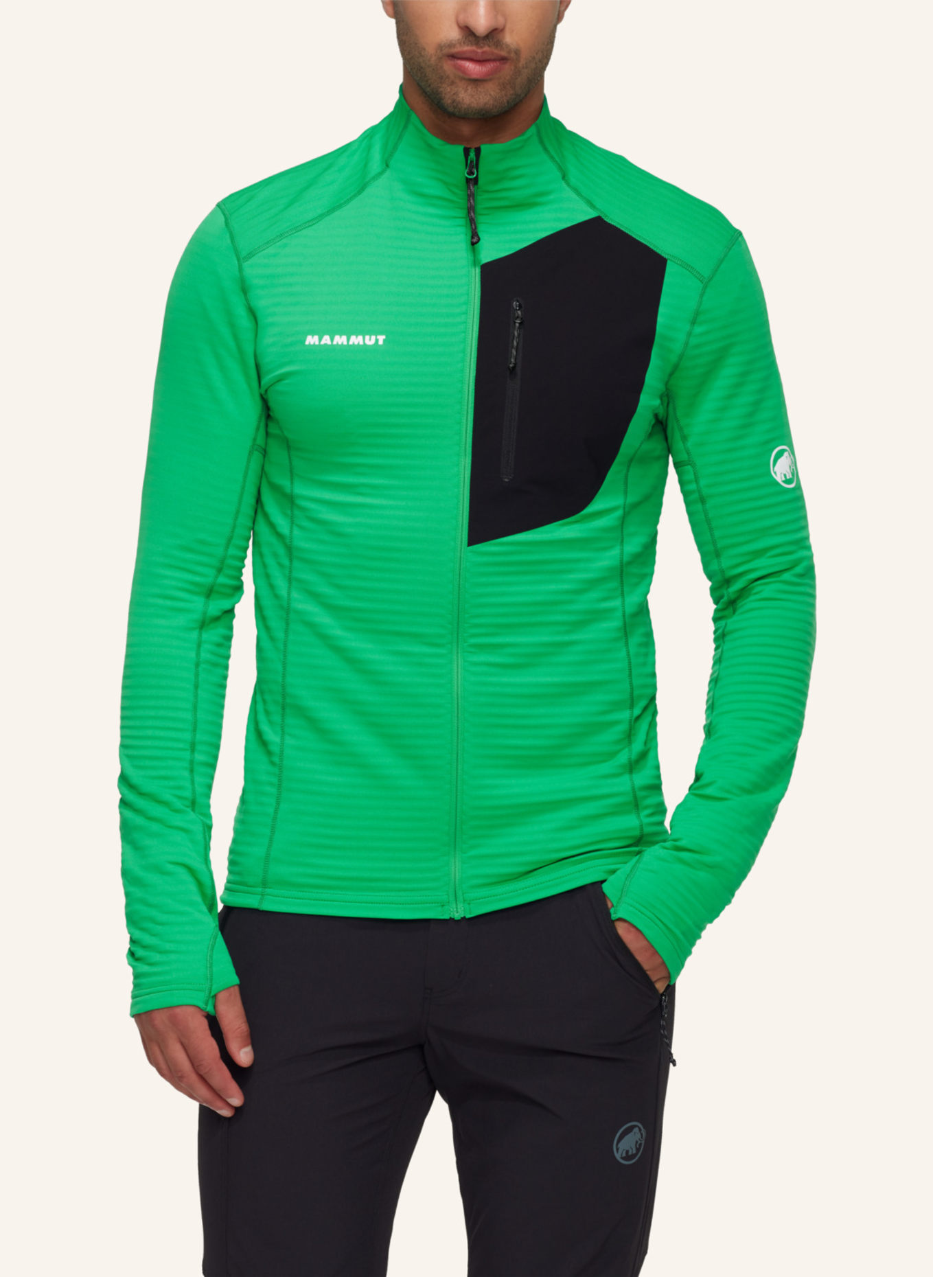 MAMMUT Midlayer-Jacke TAISS LIGHT: GRÜN