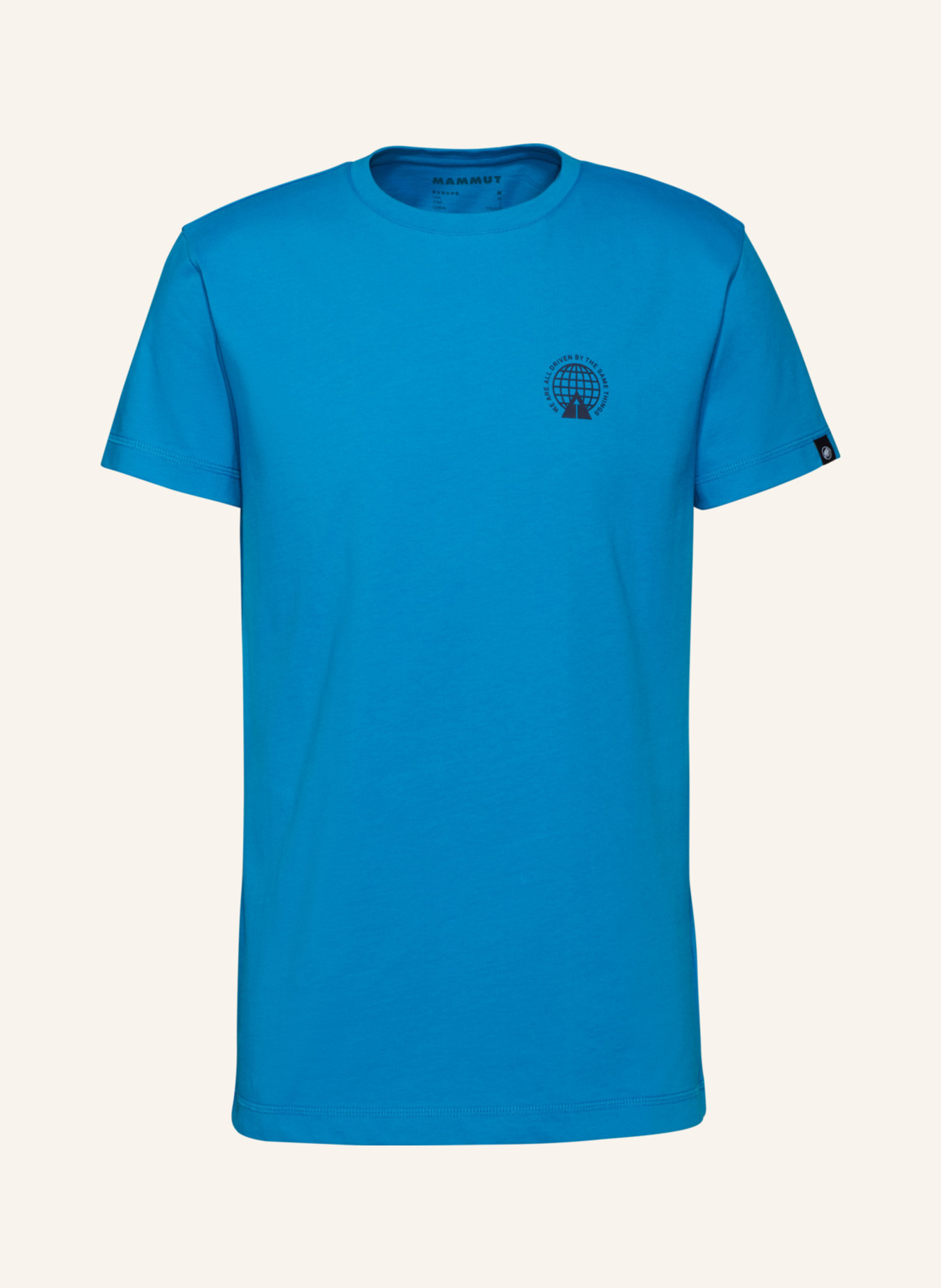 MAMMUT T-Shirt MASSONE EMBLEMS: BLAU