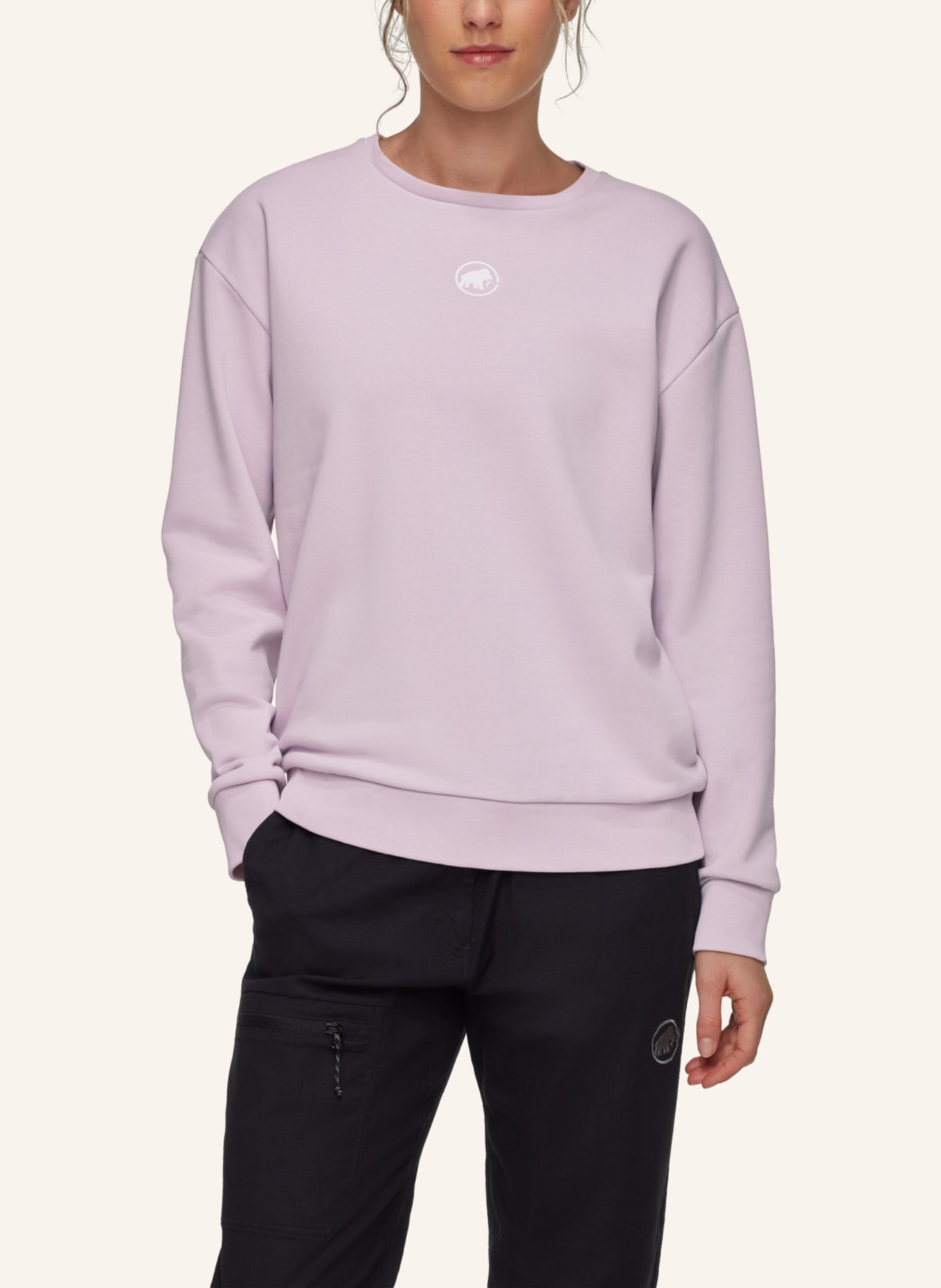 MAMMUT Midlayer Pullover MAMMUT CORE CREW NECK ORIGINAL: LILA