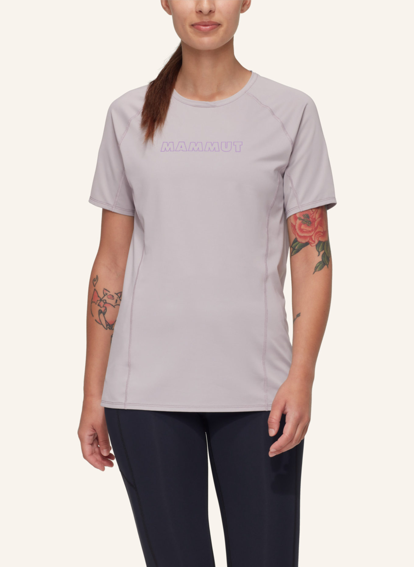 MAMMUT T-Shirt SELUN FL LOGO: LILA