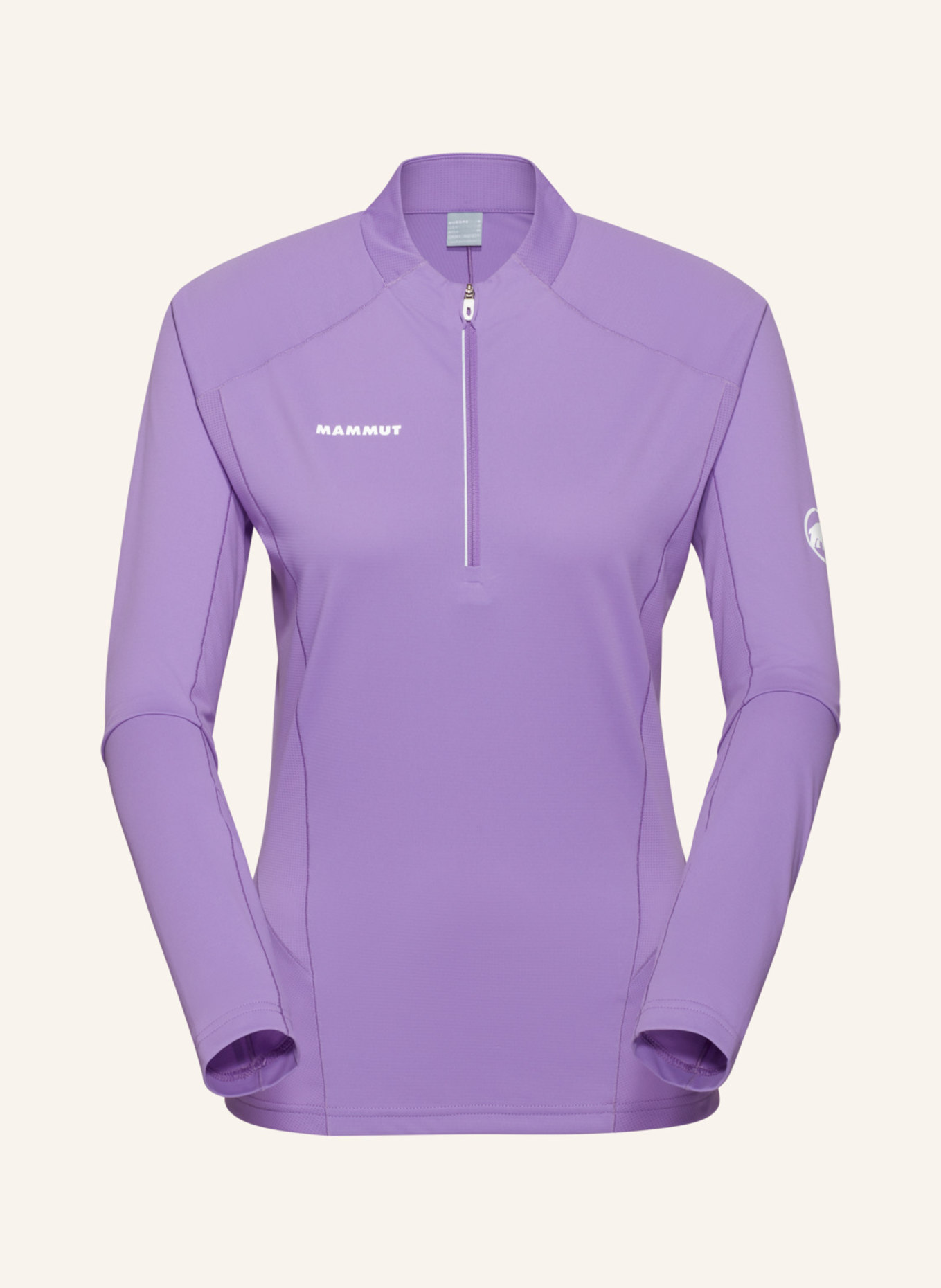 MAMMUT Longsleeve AENERGY FL HALF ZIP: LILA