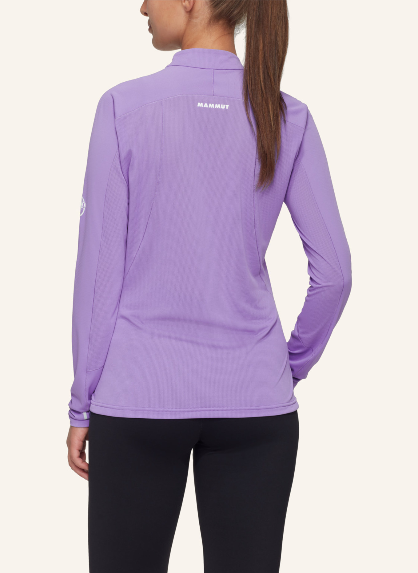 MAMMUT Longsleeve AENERGY FL HALF ZIP: LILA
