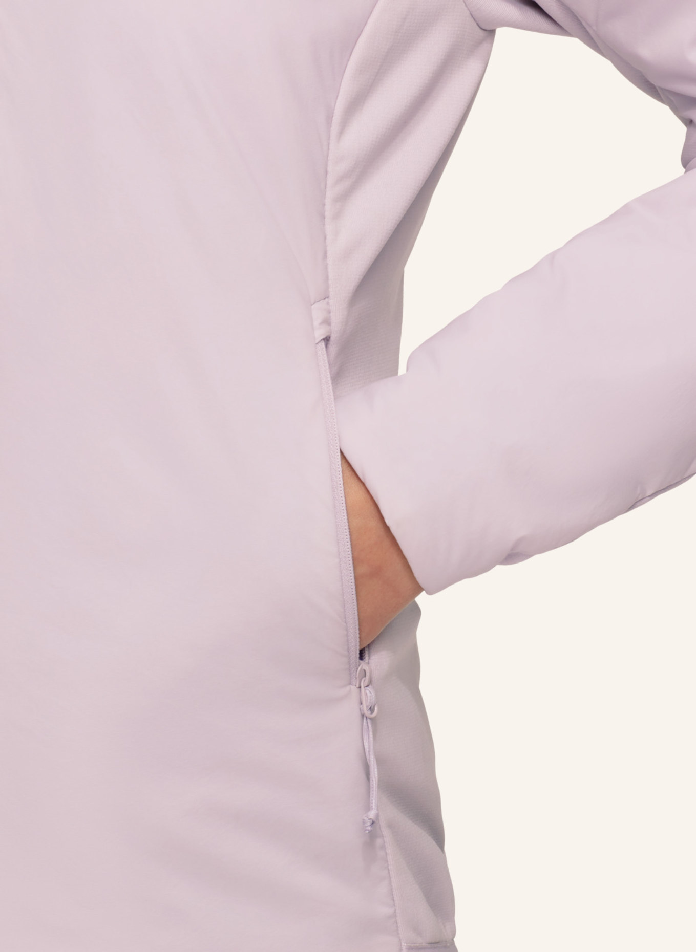 MAMMUT Isolationsjacke RIME LIGHT FLEX mit Kapuze: LILA