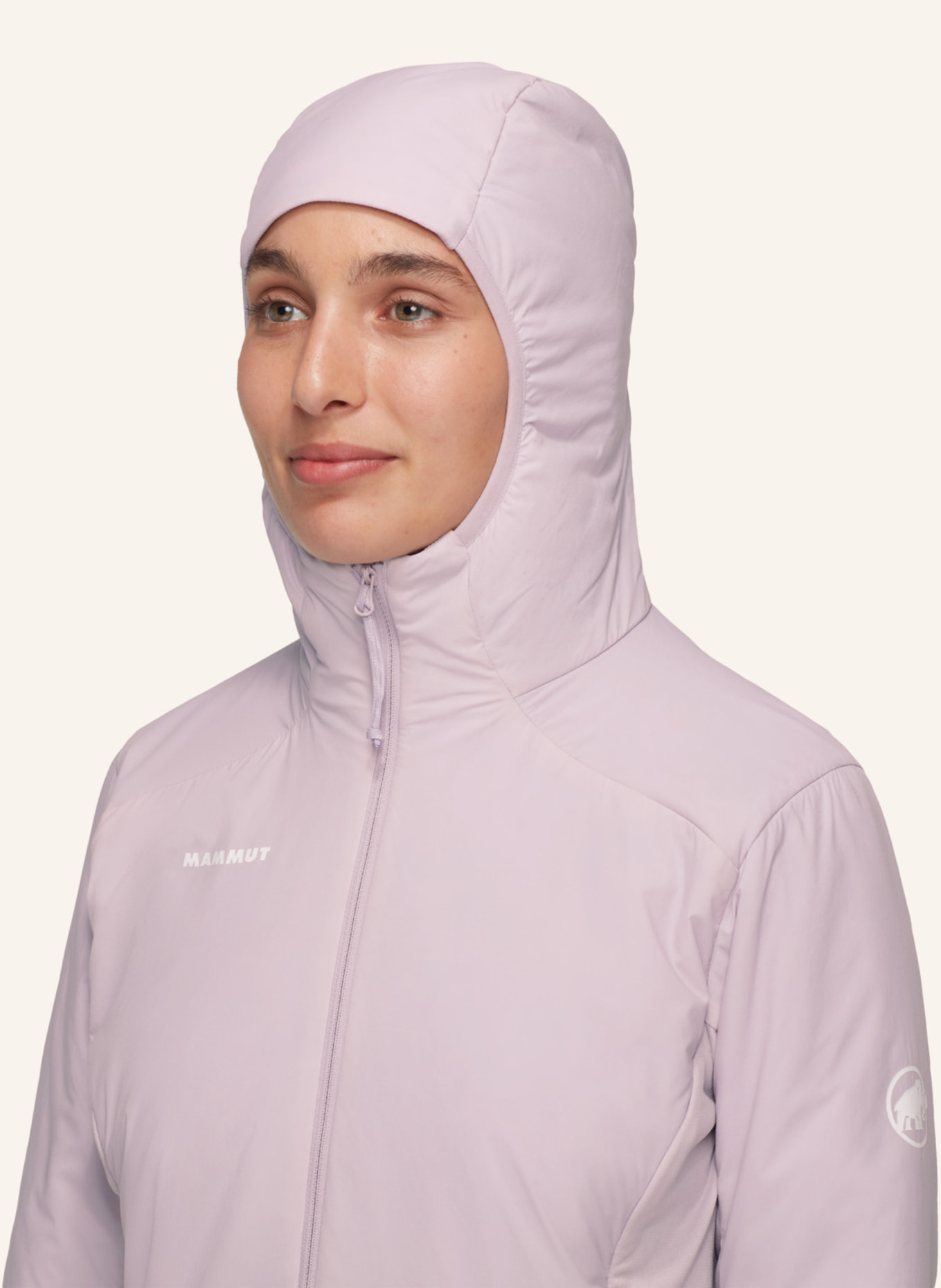 MAMMUT Isolationsjacke RIME LIGHT FLEX mit Kapuze: LILA