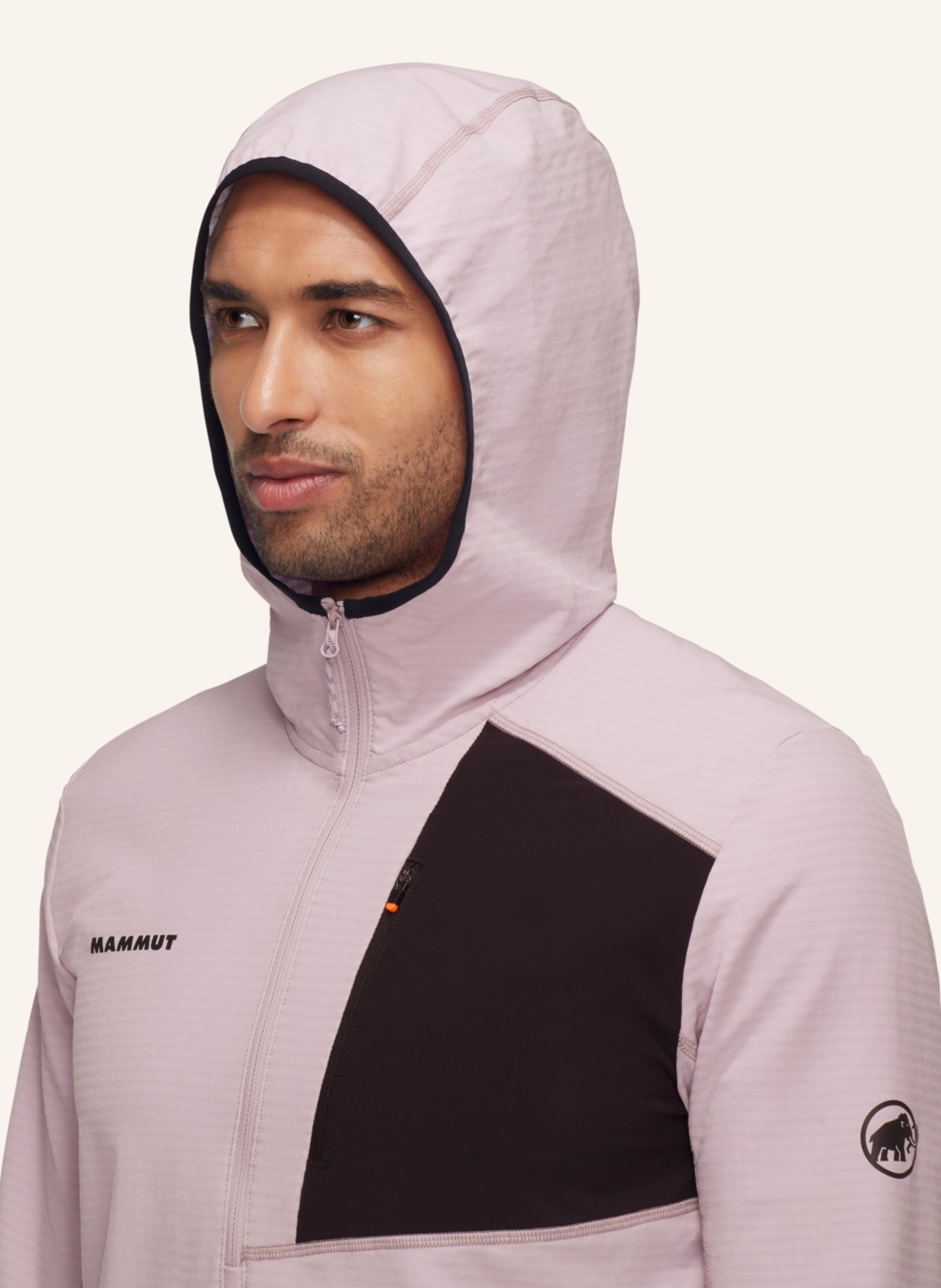 MAMMUT Madris Light ML Half Zip Hoody Men: LILA