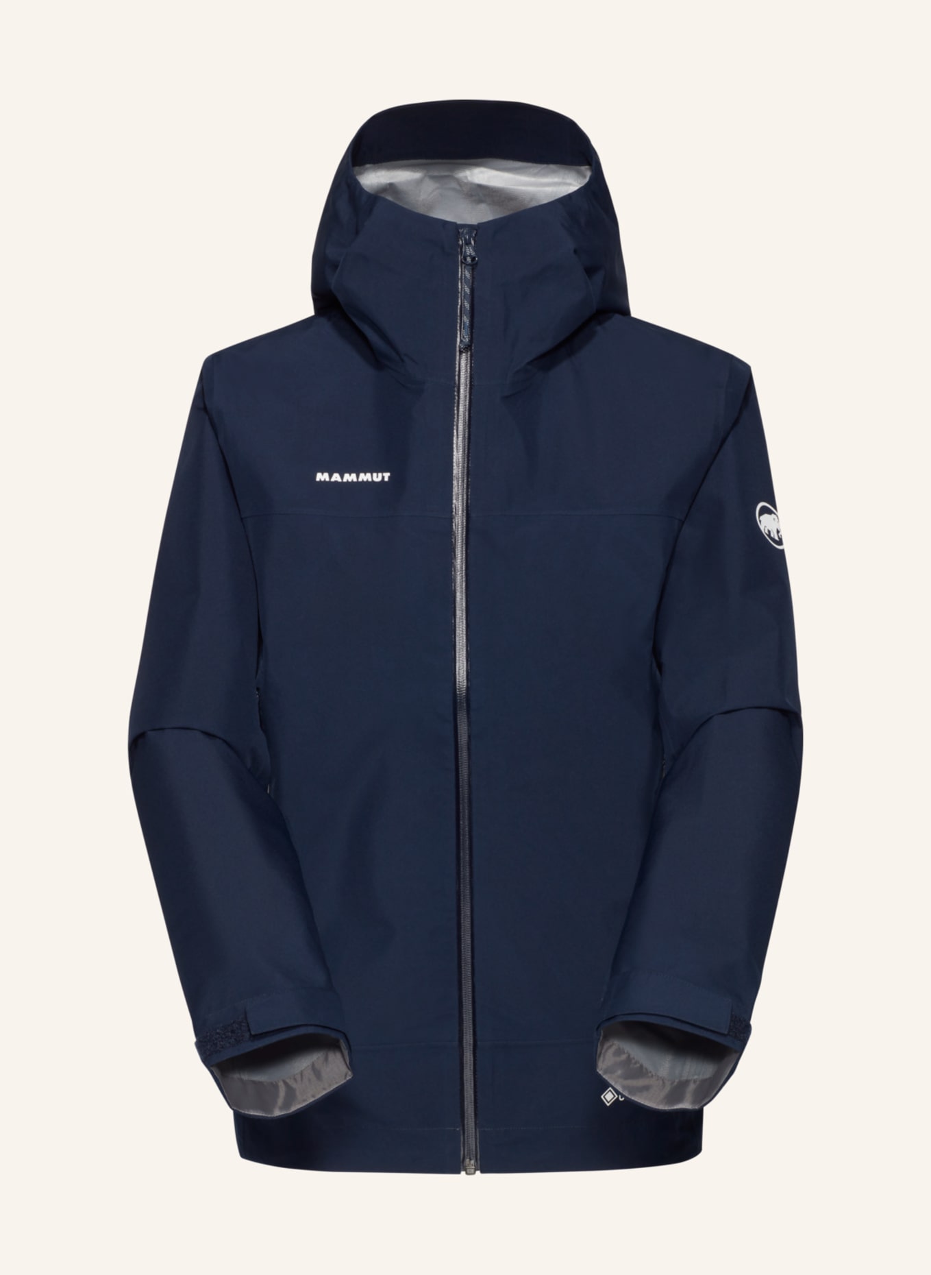 MAMMUT Hardshell-Jacke CRATER LIGHT HS HOODED: BLAU