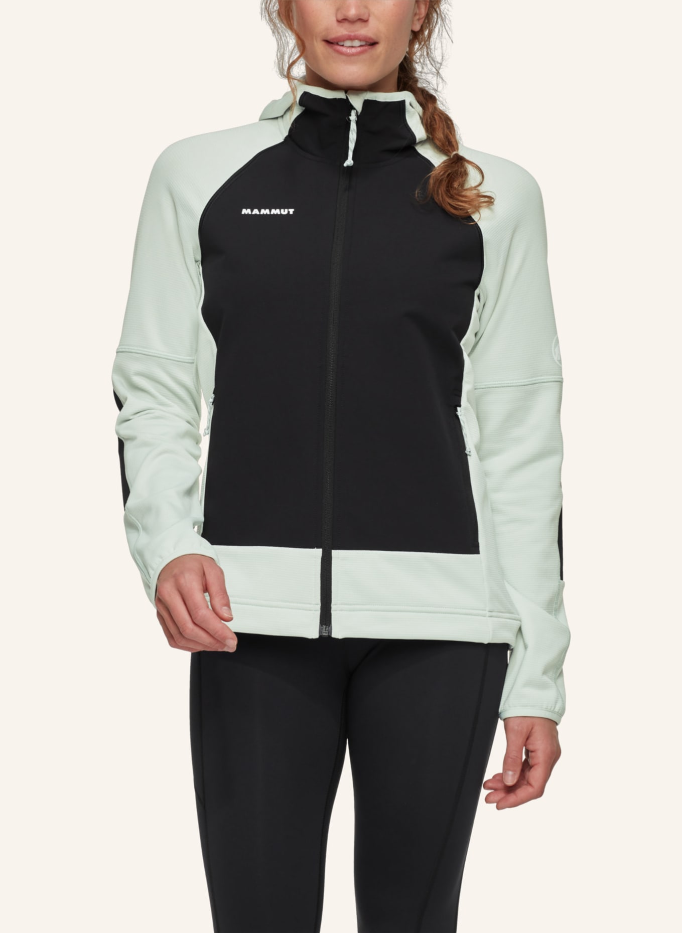 MAMMUT Midlayer-Jacke MASSONE ML HOODED: GELB
