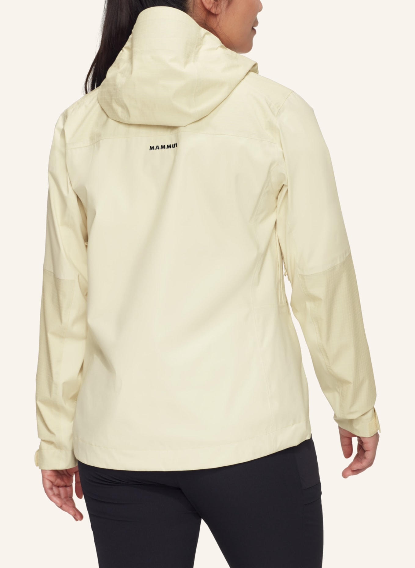 MAMMUT Hardshelljacke DUCAN GUIDE HS mit Kapuze: WEISS