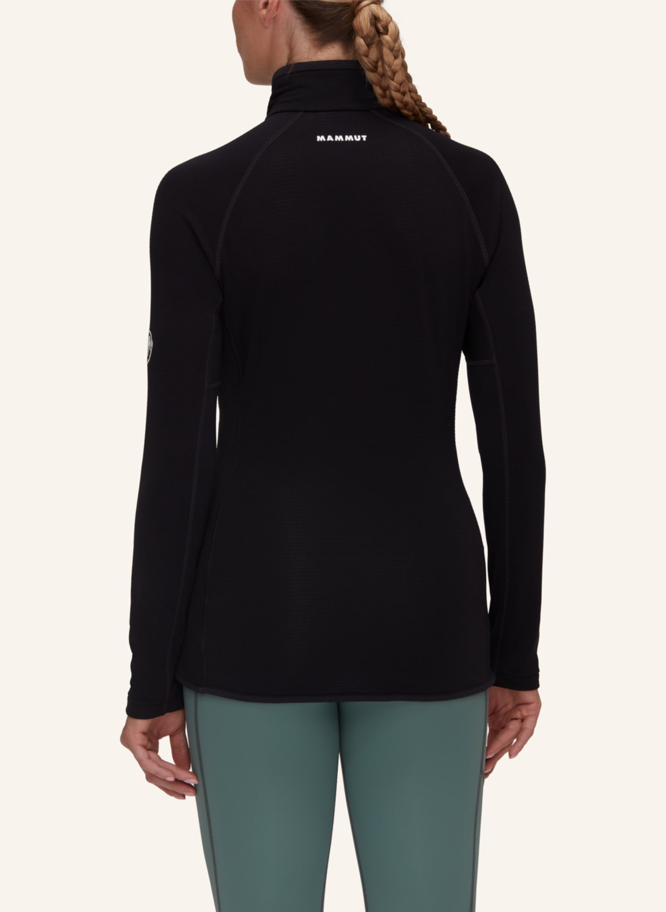 MAMMUT Midlayerpullover AENERGY LIGHT ML HALF ZIP PULL: SCHWARZ