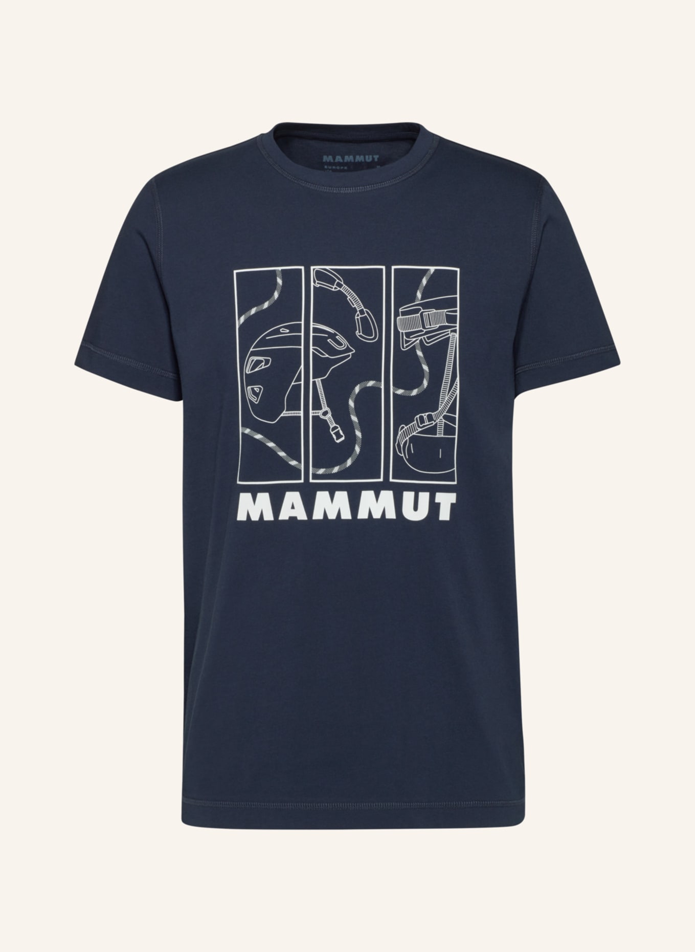 MAMMUT T-Shirt CORE GEAR: BLAU